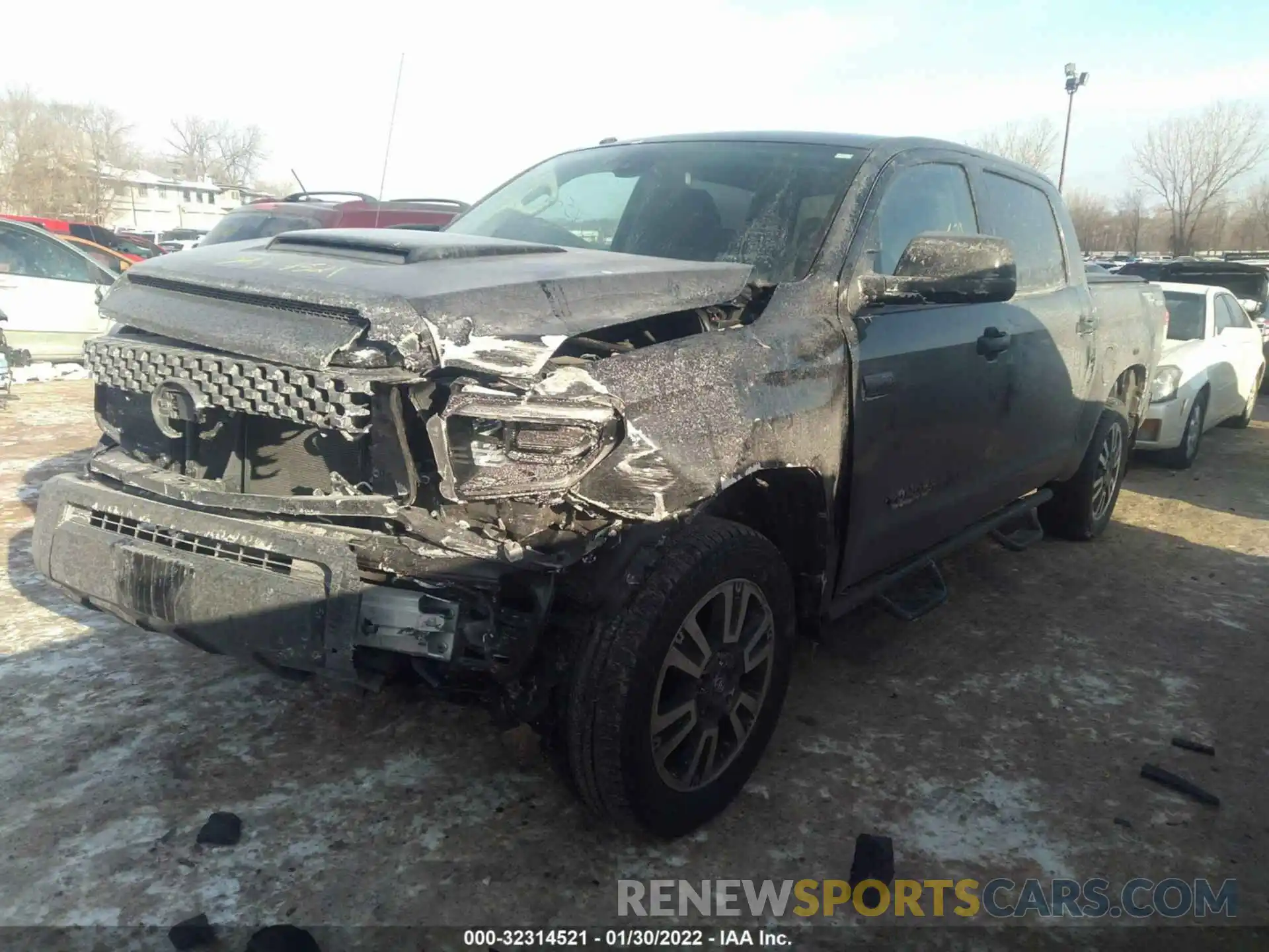 2 Photograph of a damaged car 5TFDW5F11KX859881 TOYOTA TUNDRA 4WD 2019