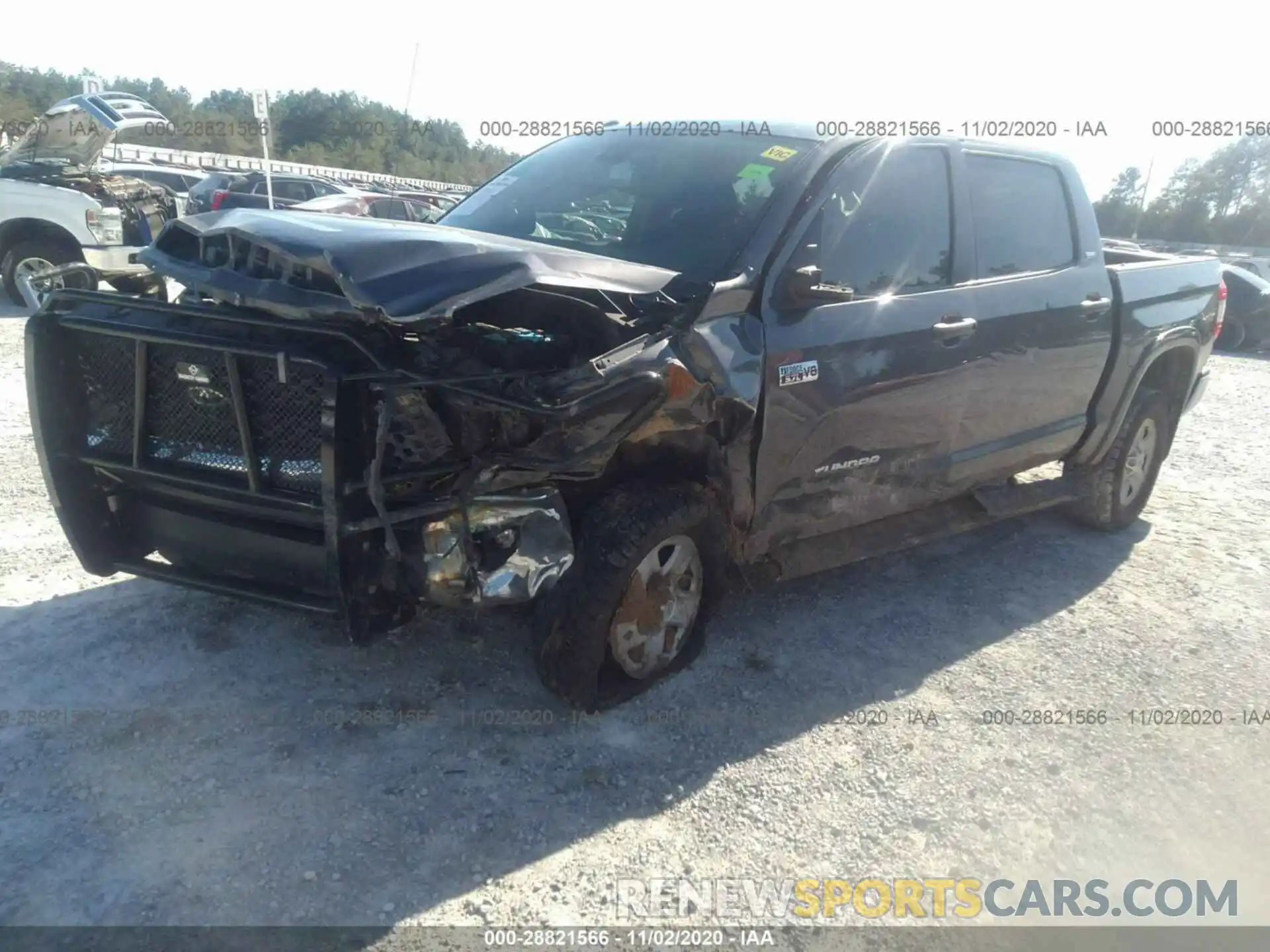 2 Photograph of a damaged car 5TFDW5F12KX836688 TOYOTA TUNDRA 4WD 2019