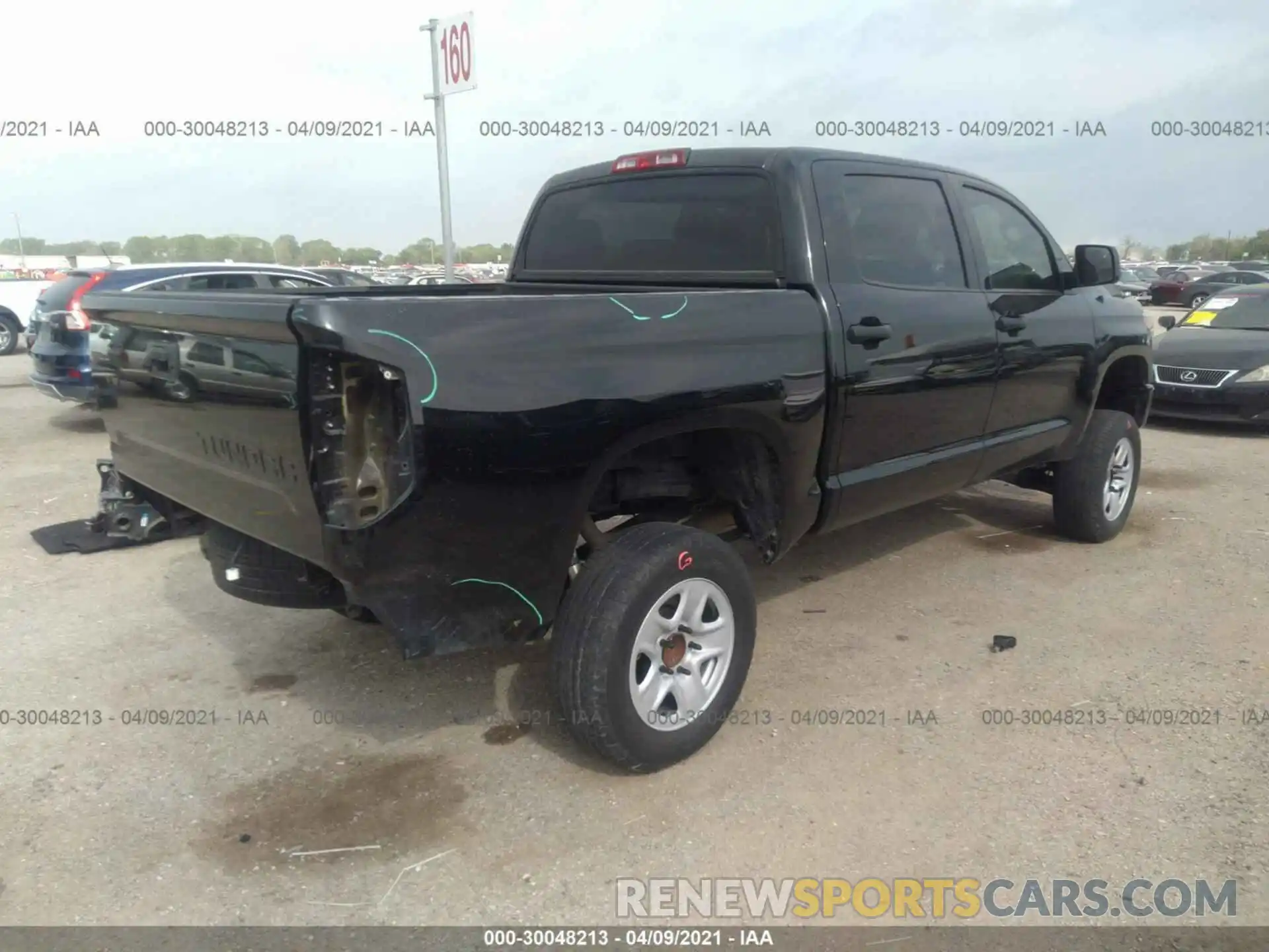 4 Photograph of a damaged car 5TFDW5F12KX869402 TOYOTA TUNDRA 4WD 2019