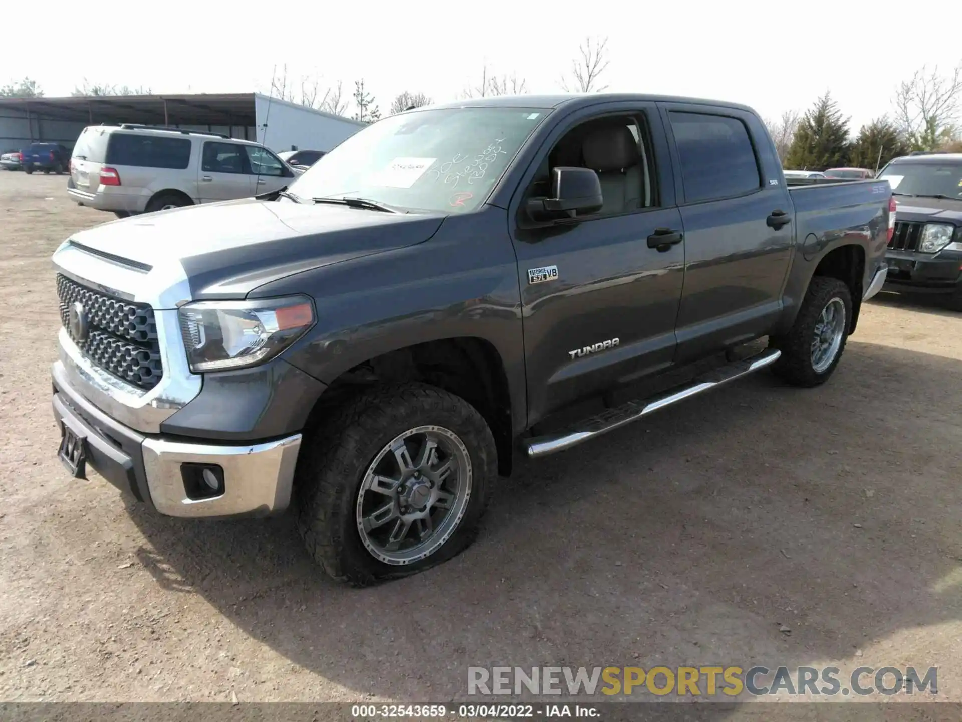 2 Photograph of a damaged car 5TFDW5F13KX801321 TOYOTA TUNDRA 4WD 2019