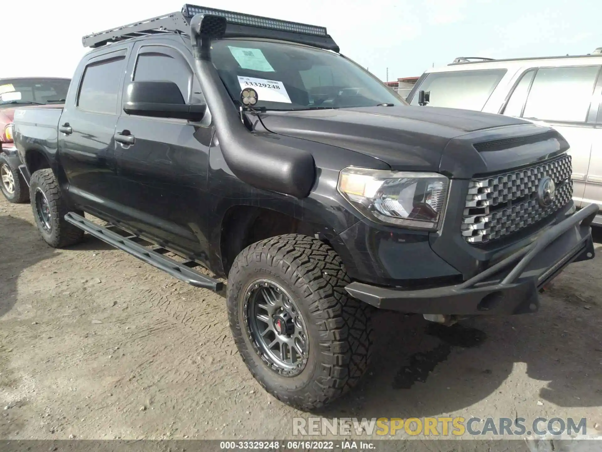 1 Photograph of a damaged car 5TFDW5F14KX830200 TOYOTA TUNDRA 4WD 2019