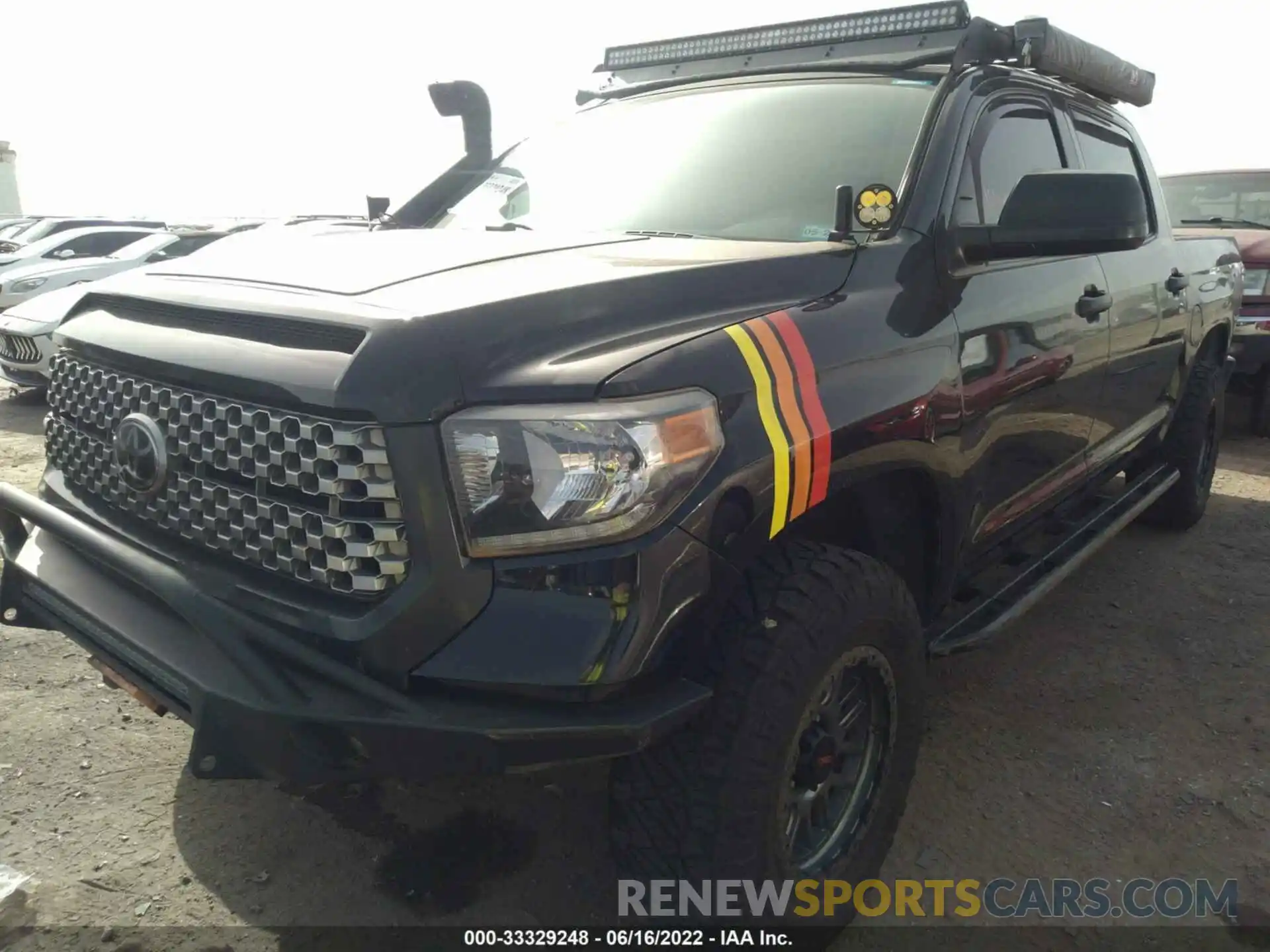 2 Photograph of a damaged car 5TFDW5F14KX830200 TOYOTA TUNDRA 4WD 2019