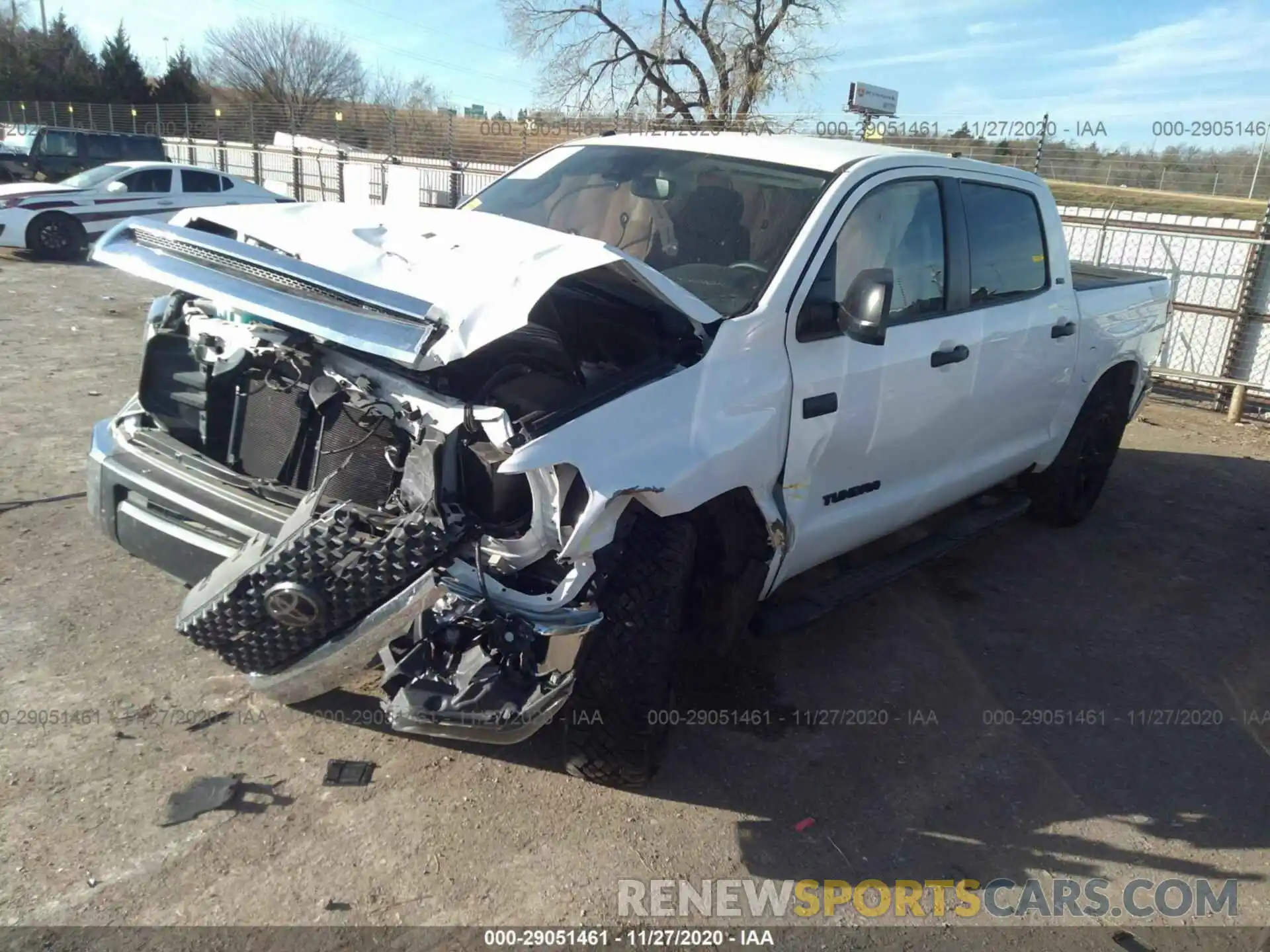 2 Photograph of a damaged car 5TFDW5F14KX843299 TOYOTA TUNDRA 4WD 2019