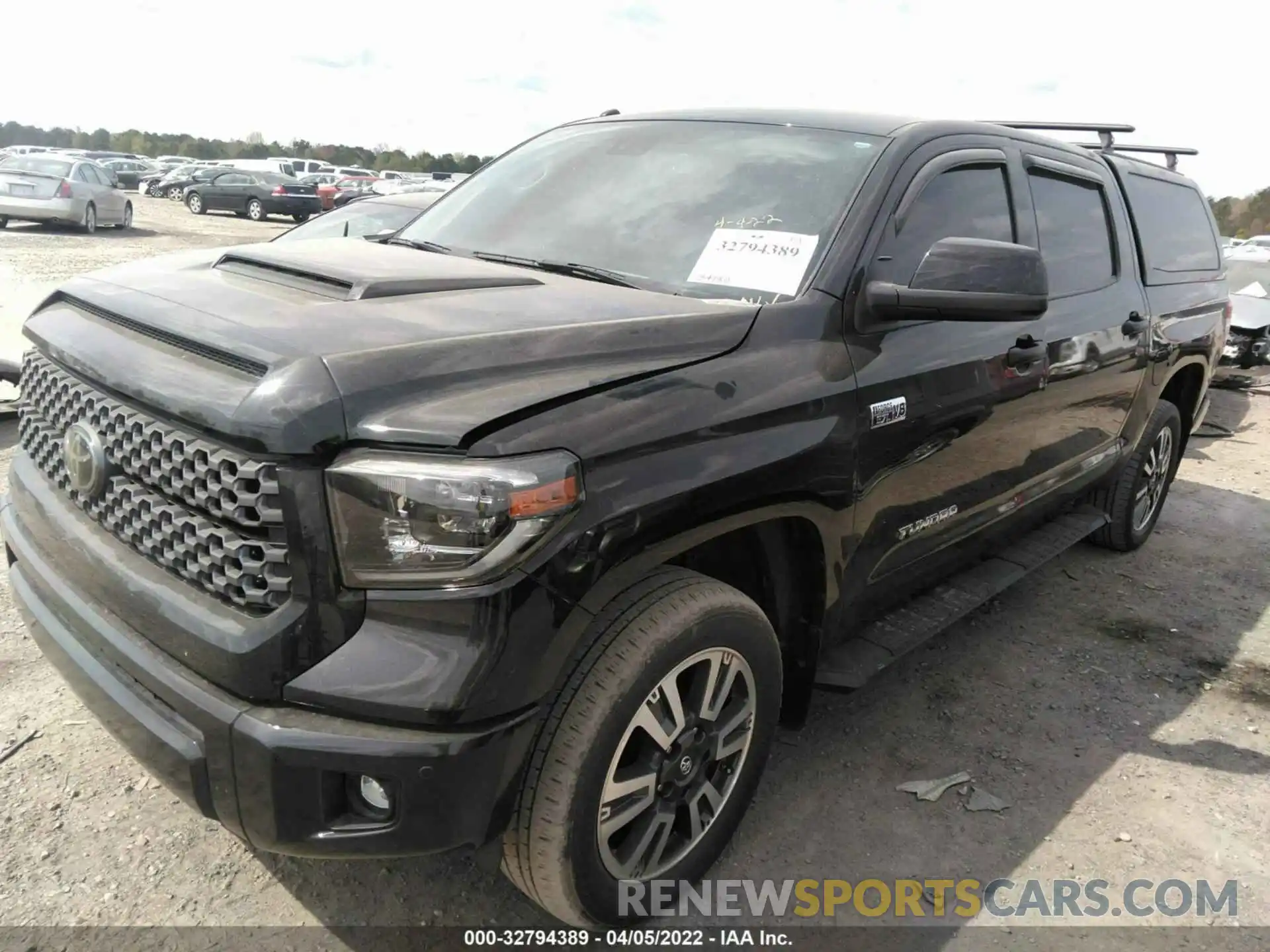 2 Photograph of a damaged car 5TFDW5F14KX858949 TOYOTA TUNDRA 4WD 2019