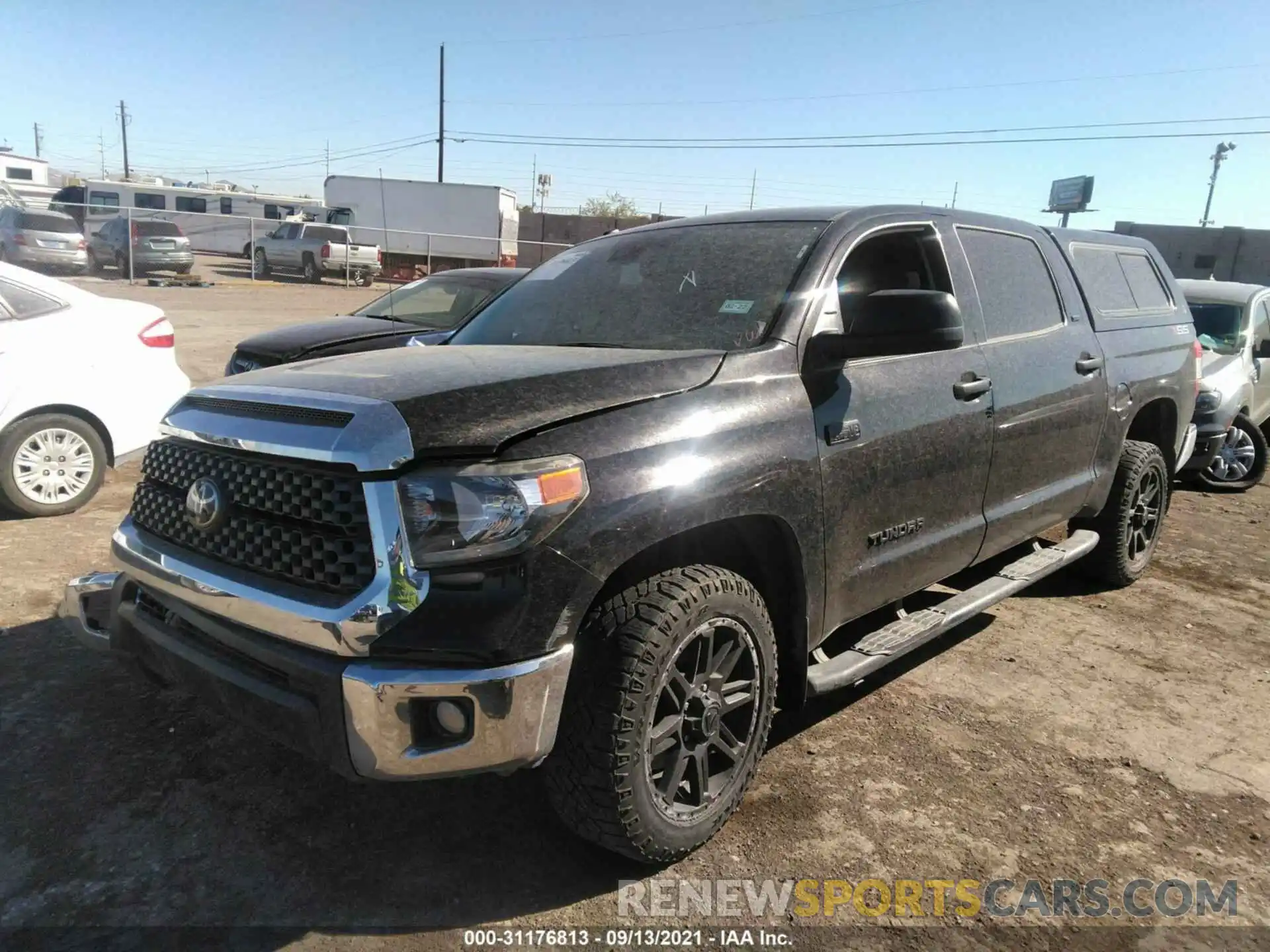 2 Photograph of a damaged car 5TFDW5F16KX797166 TOYOTA TUNDRA 4WD 2019