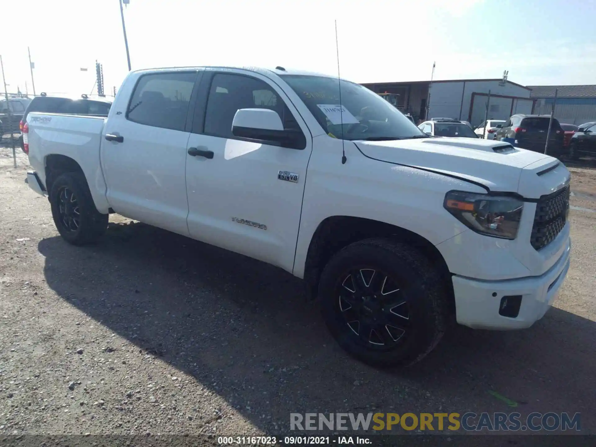 1 Photograph of a damaged car 5TFDW5F18KX862597 TOYOTA TUNDRA 4WD 2019