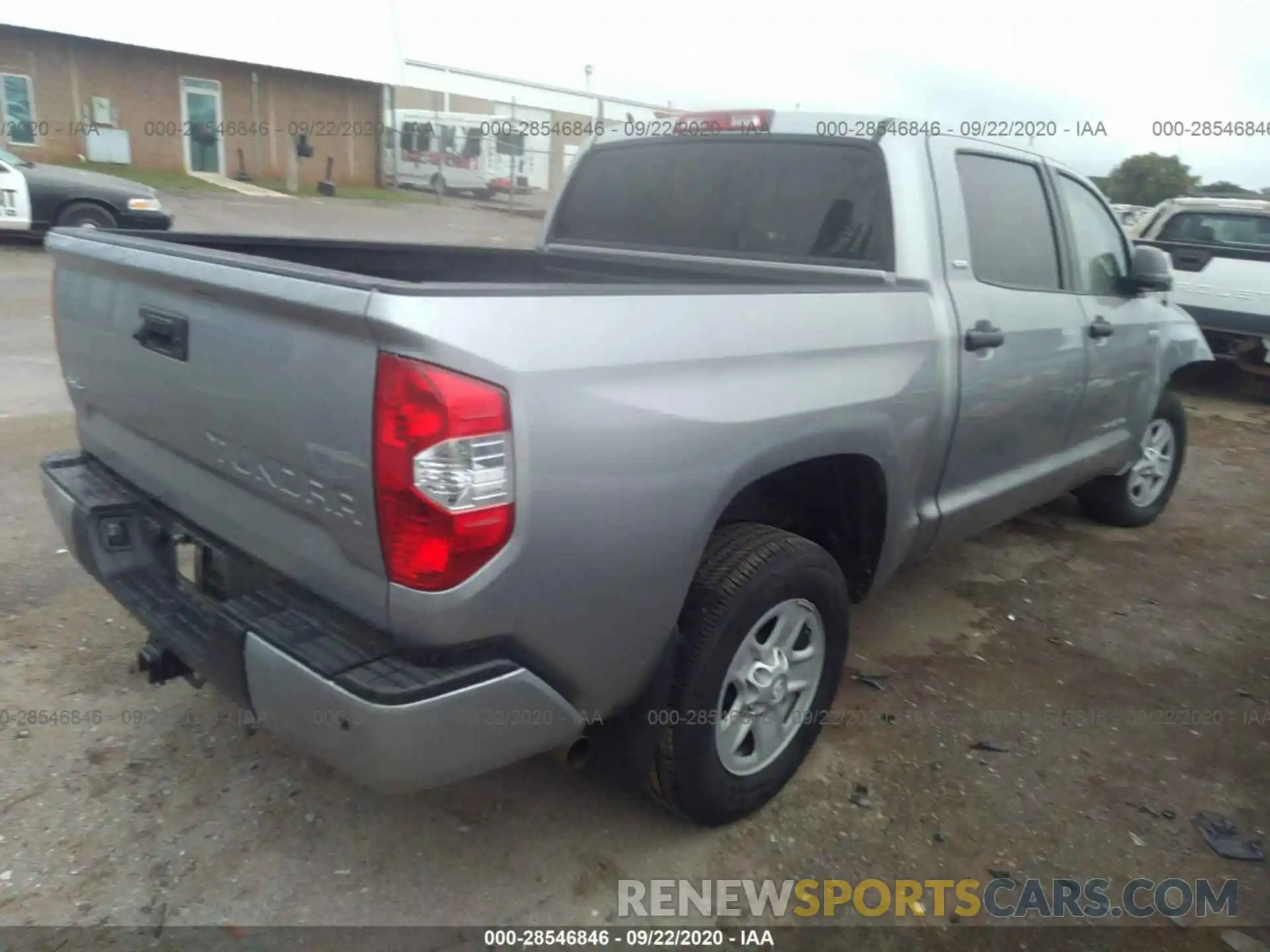 4 Photograph of a damaged car 5TFDW5F19KX825171 TOYOTA TUNDRA 4WD 2019