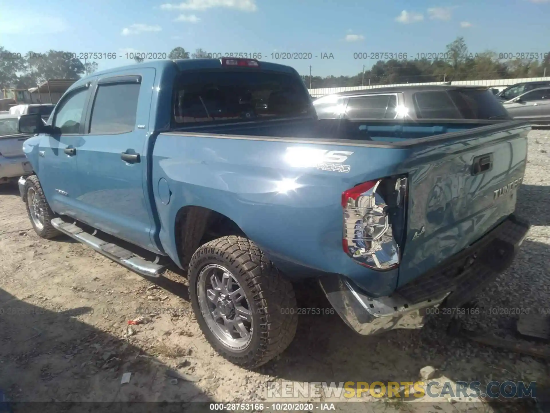 3 Photograph of a damaged car 5TFDW5F19KX844478 TOYOTA TUNDRA 4WD 2019