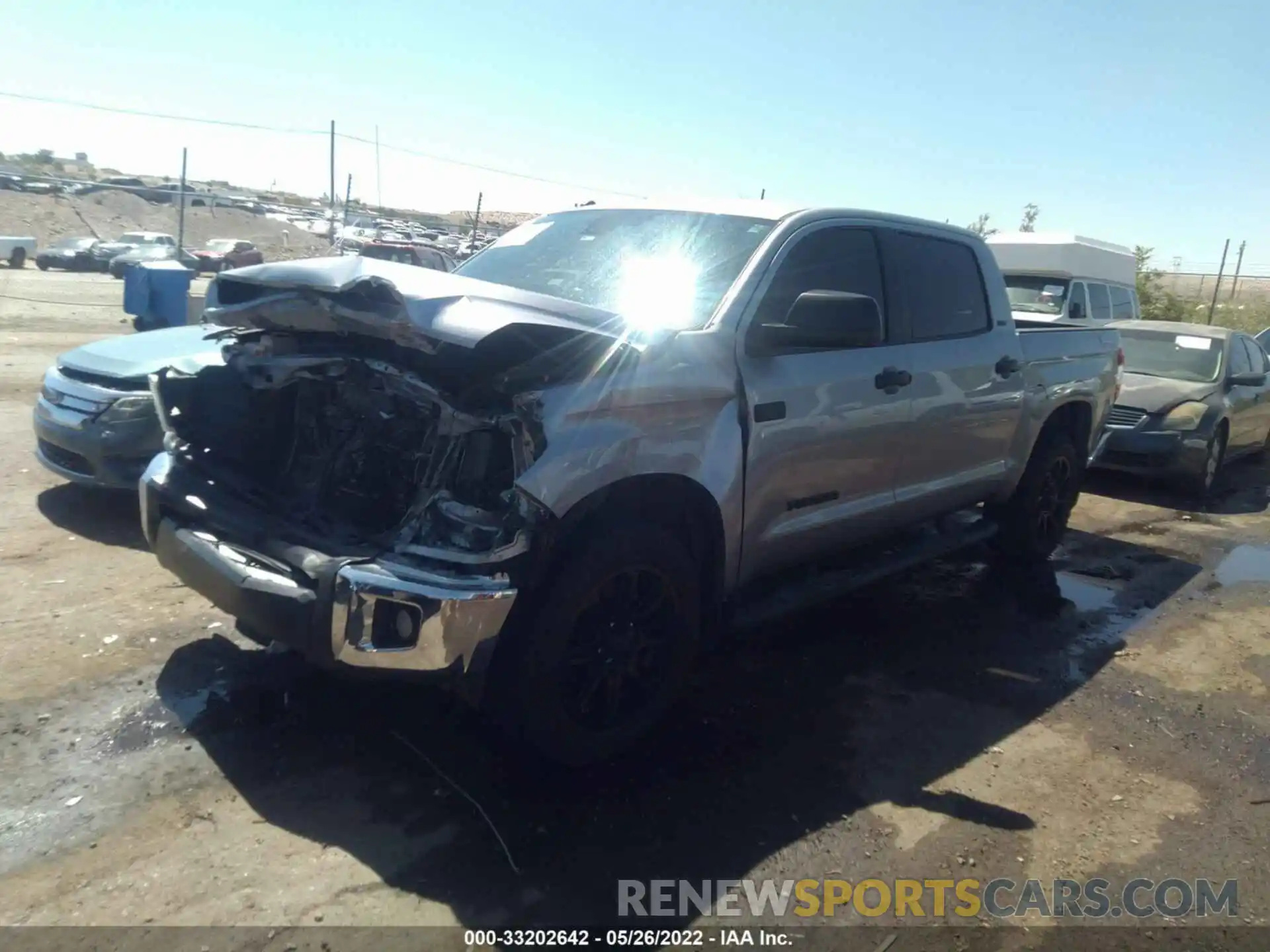 2 Photograph of a damaged car 5TFDW5F19KX849521 TOYOTA TUNDRA 4WD 2019