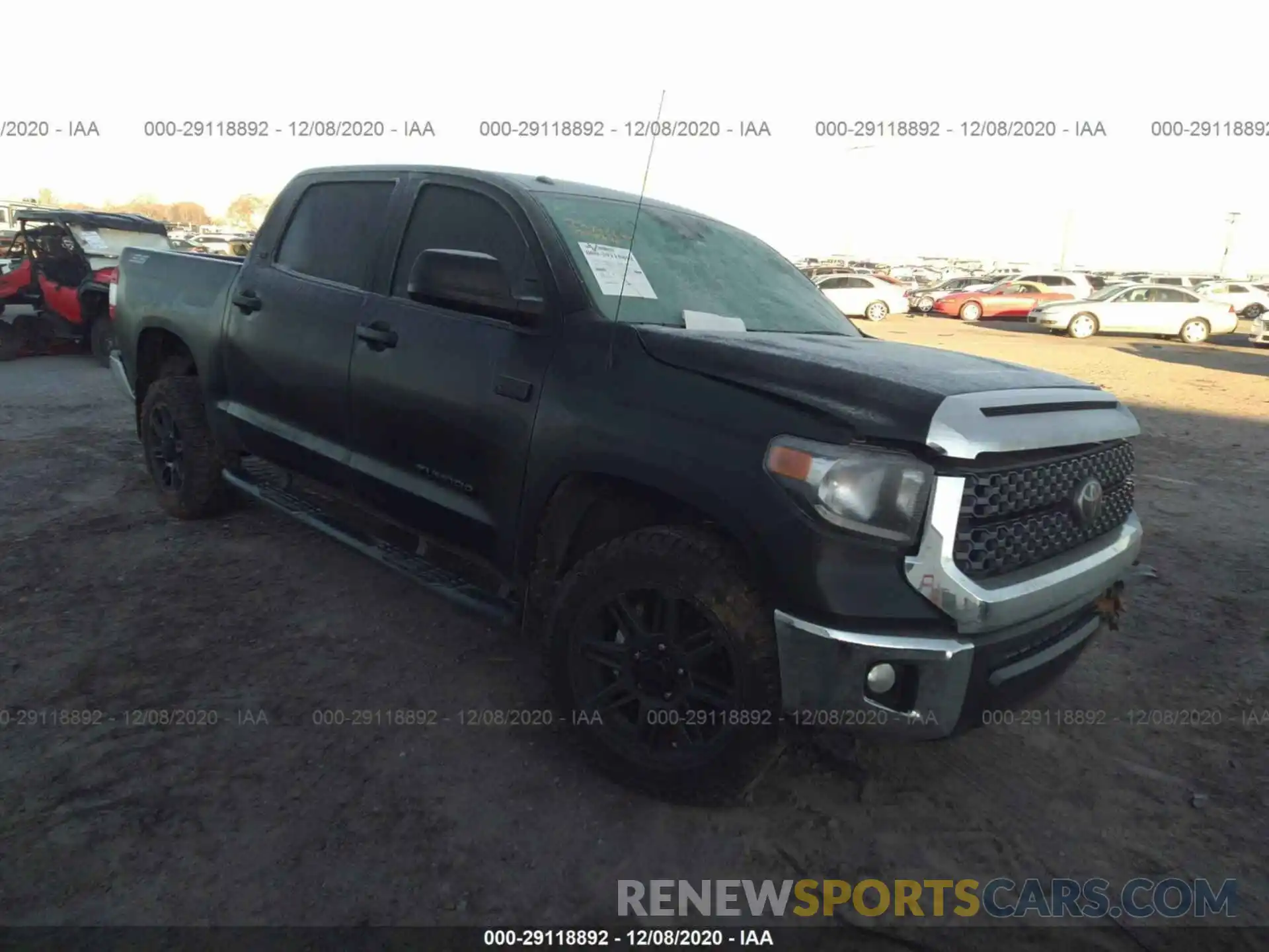 1 Photograph of a damaged car 5TFDW5F19KX857036 TOYOTA TUNDRA 4WD 2019