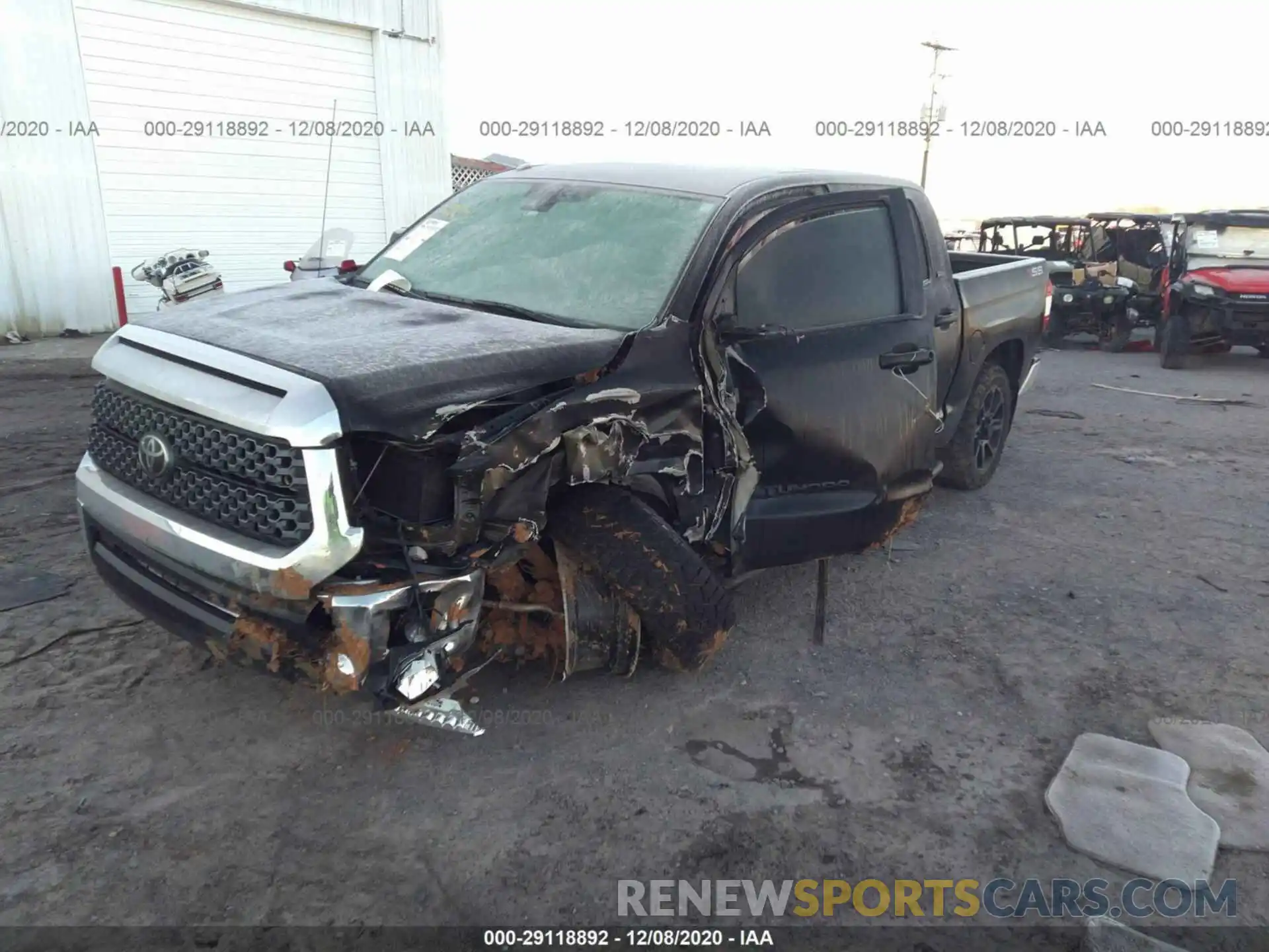 2 Photograph of a damaged car 5TFDW5F19KX857036 TOYOTA TUNDRA 4WD 2019