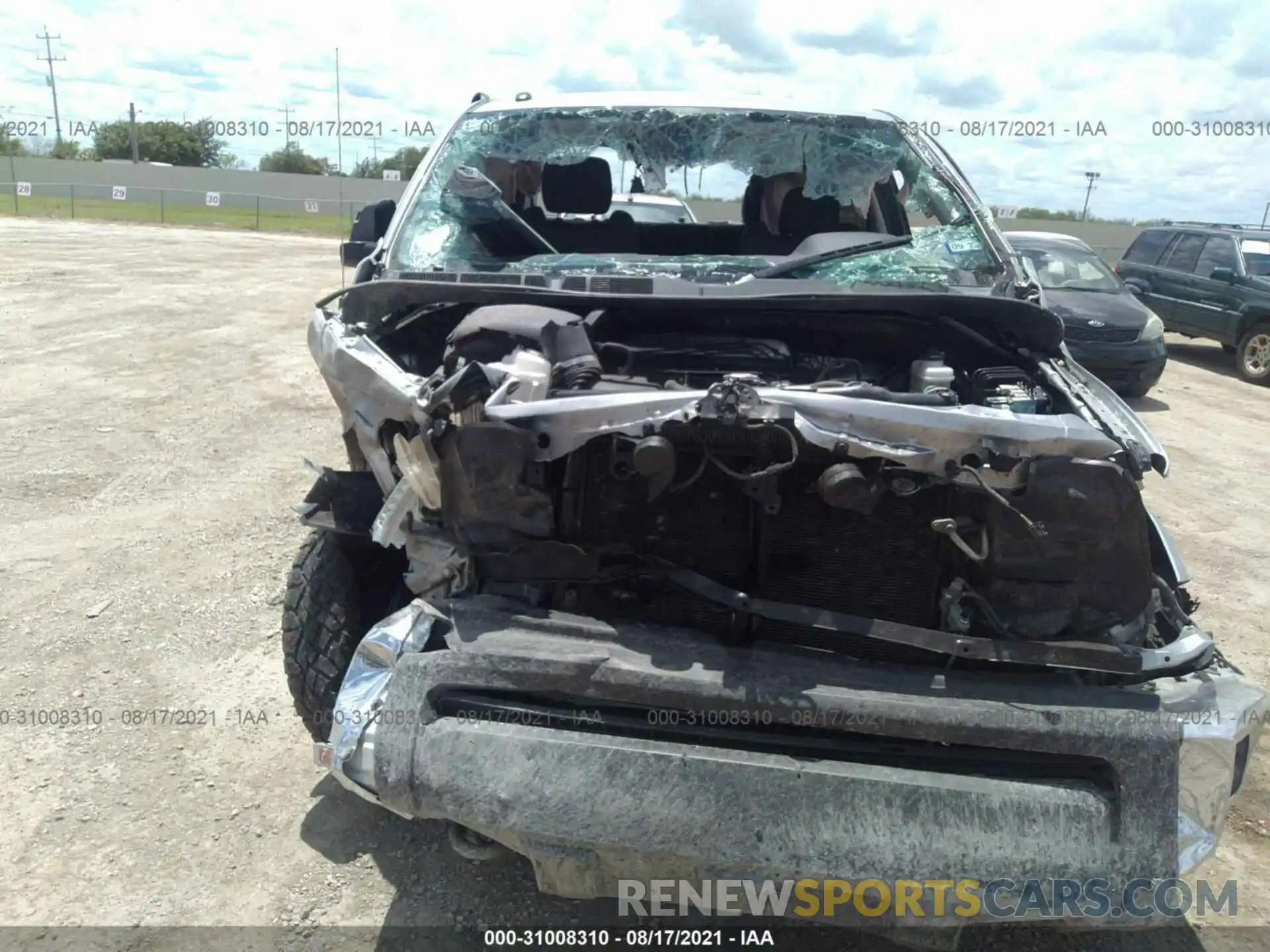 6 Photograph of a damaged car 5TFDW5F19KX858669 TOYOTA TUNDRA 4WD 2019