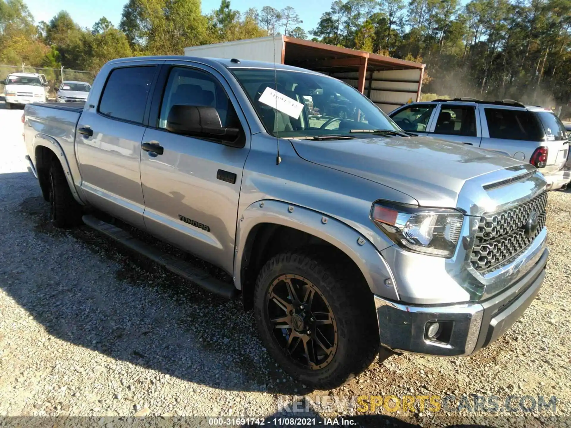 1 Photograph of a damaged car 5TFDW5F19KX867307 TOYOTA TUNDRA 4WD 2019