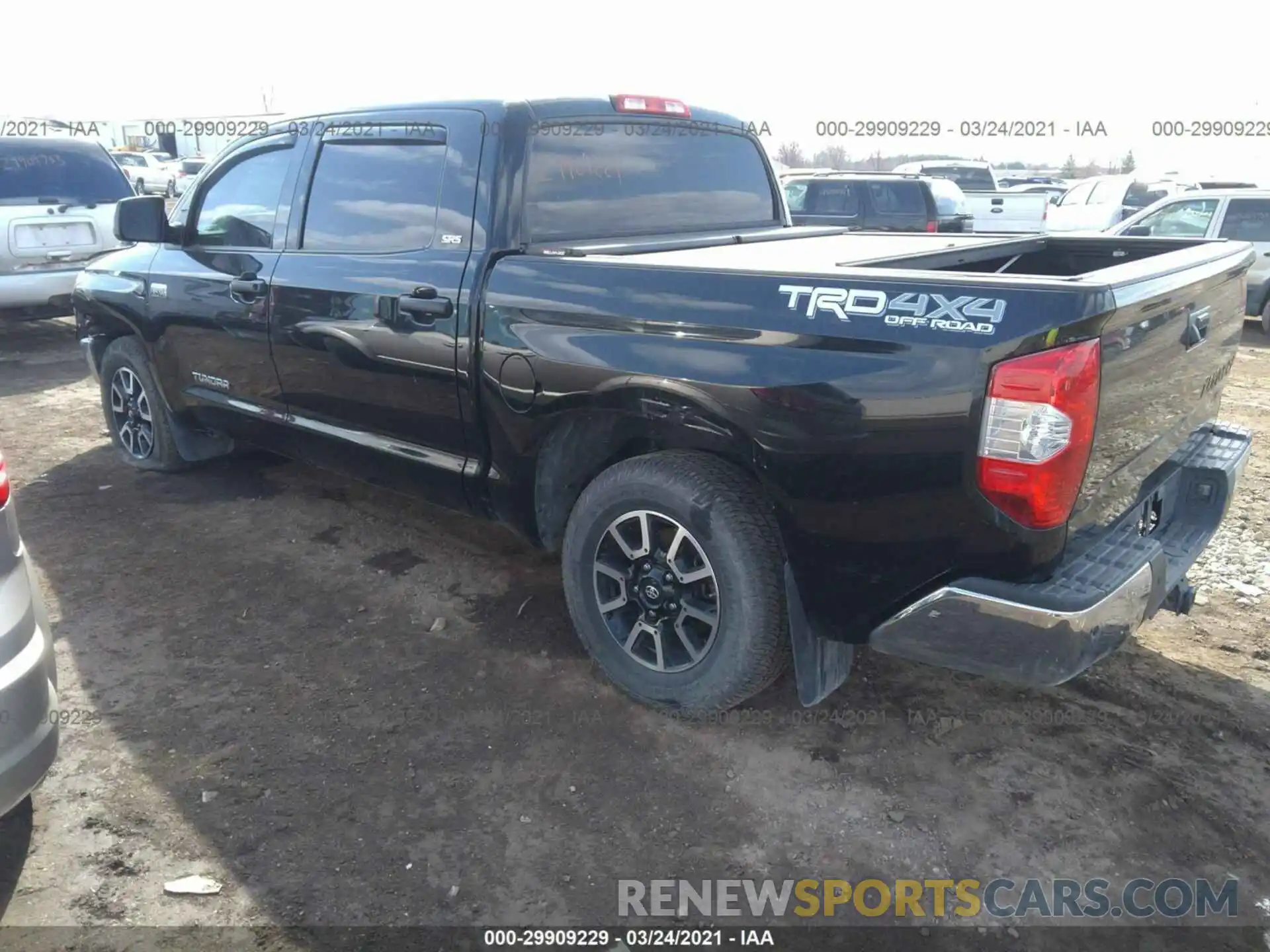 3 Photograph of a damaged car 5TFDY5F10KX823920 TOYOTA TUNDRA 4WD 2019