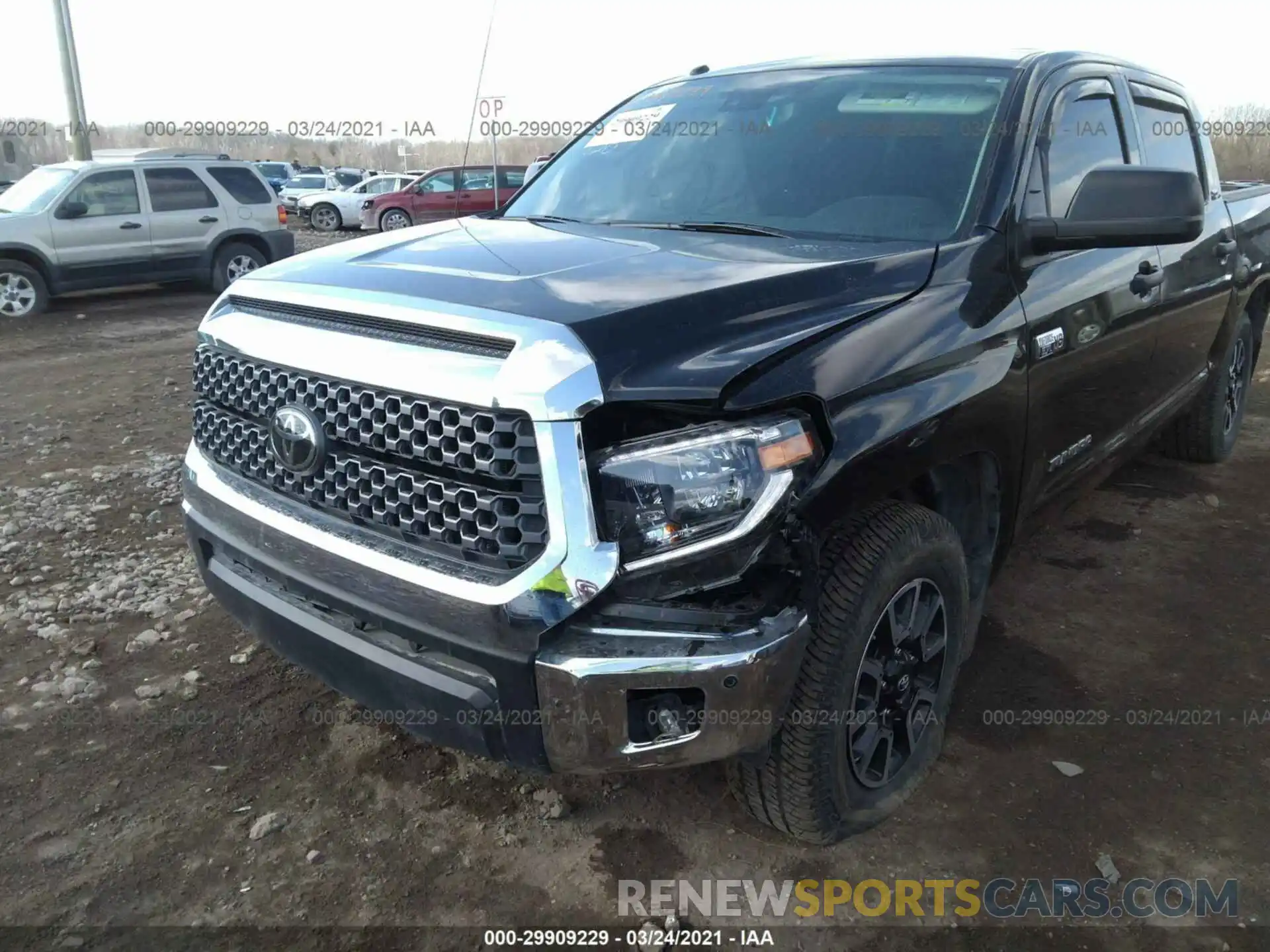 6 Photograph of a damaged car 5TFDY5F10KX823920 TOYOTA TUNDRA 4WD 2019