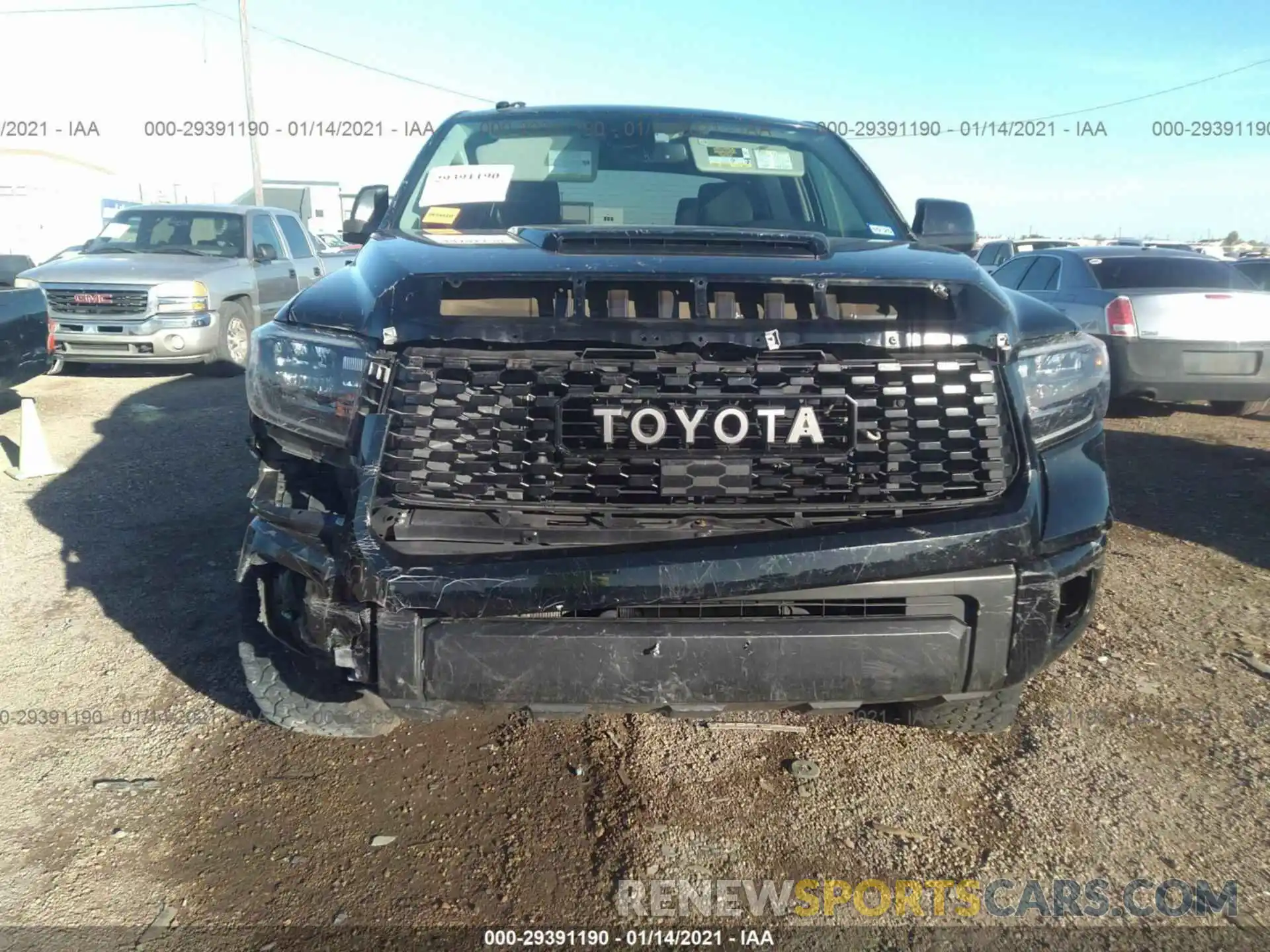 6 Photograph of a damaged car 5TFDY5F11KX794105 TOYOTA TUNDRA 4WD 2019