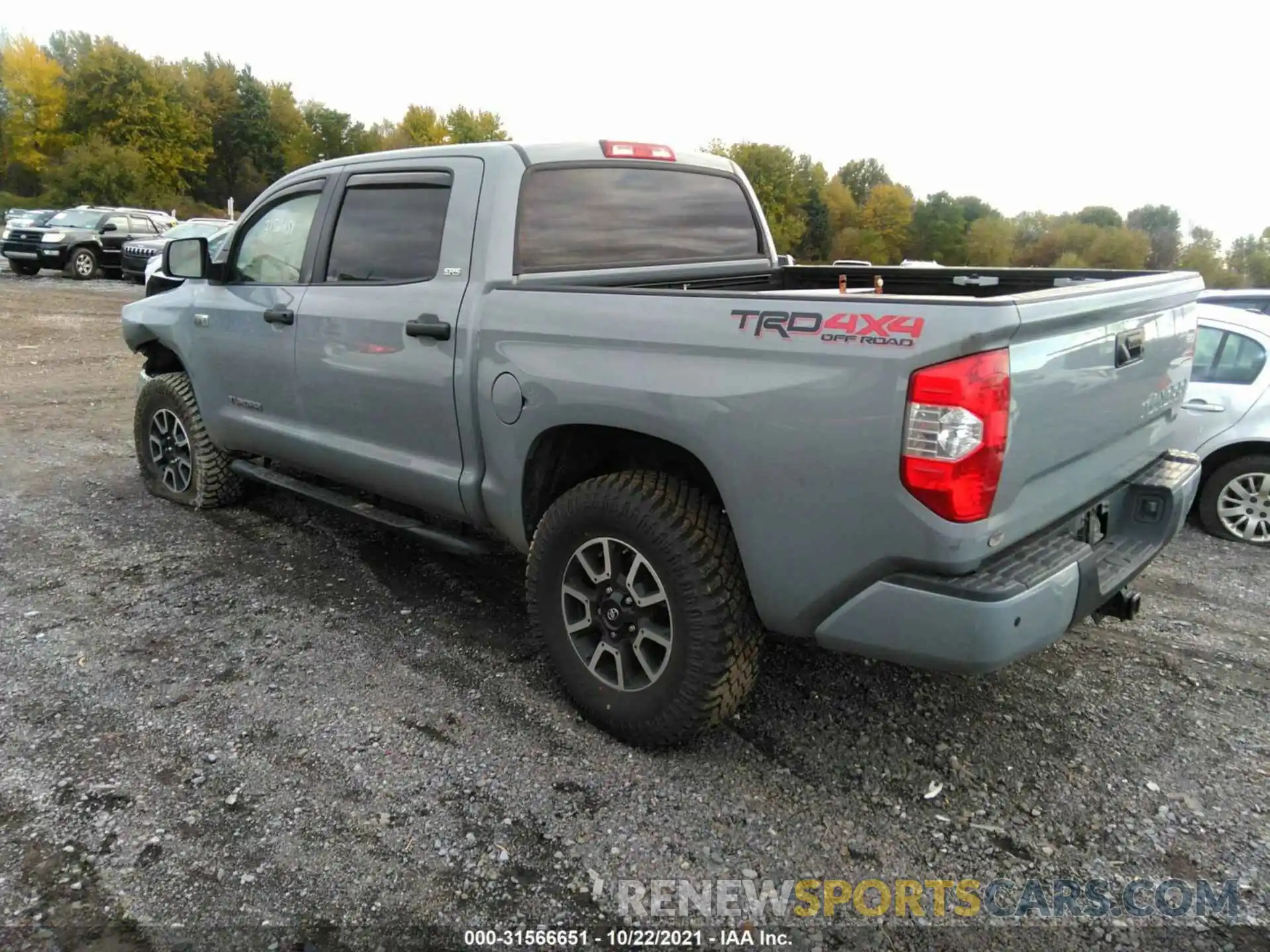 3 Photograph of a damaged car 5TFDY5F11KX807743 TOYOTA TUNDRA 4WD 2019