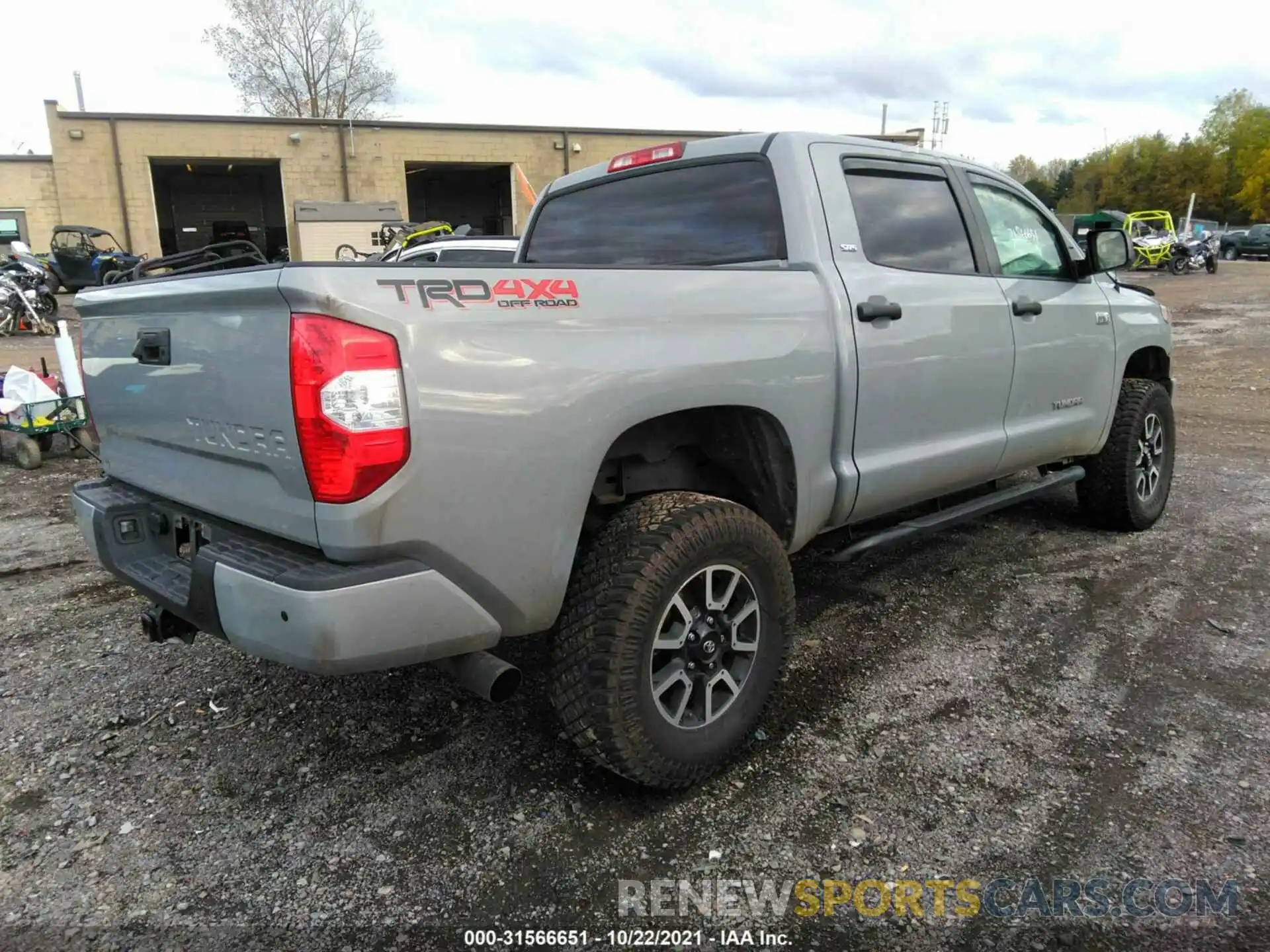 4 Photograph of a damaged car 5TFDY5F11KX807743 TOYOTA TUNDRA 4WD 2019