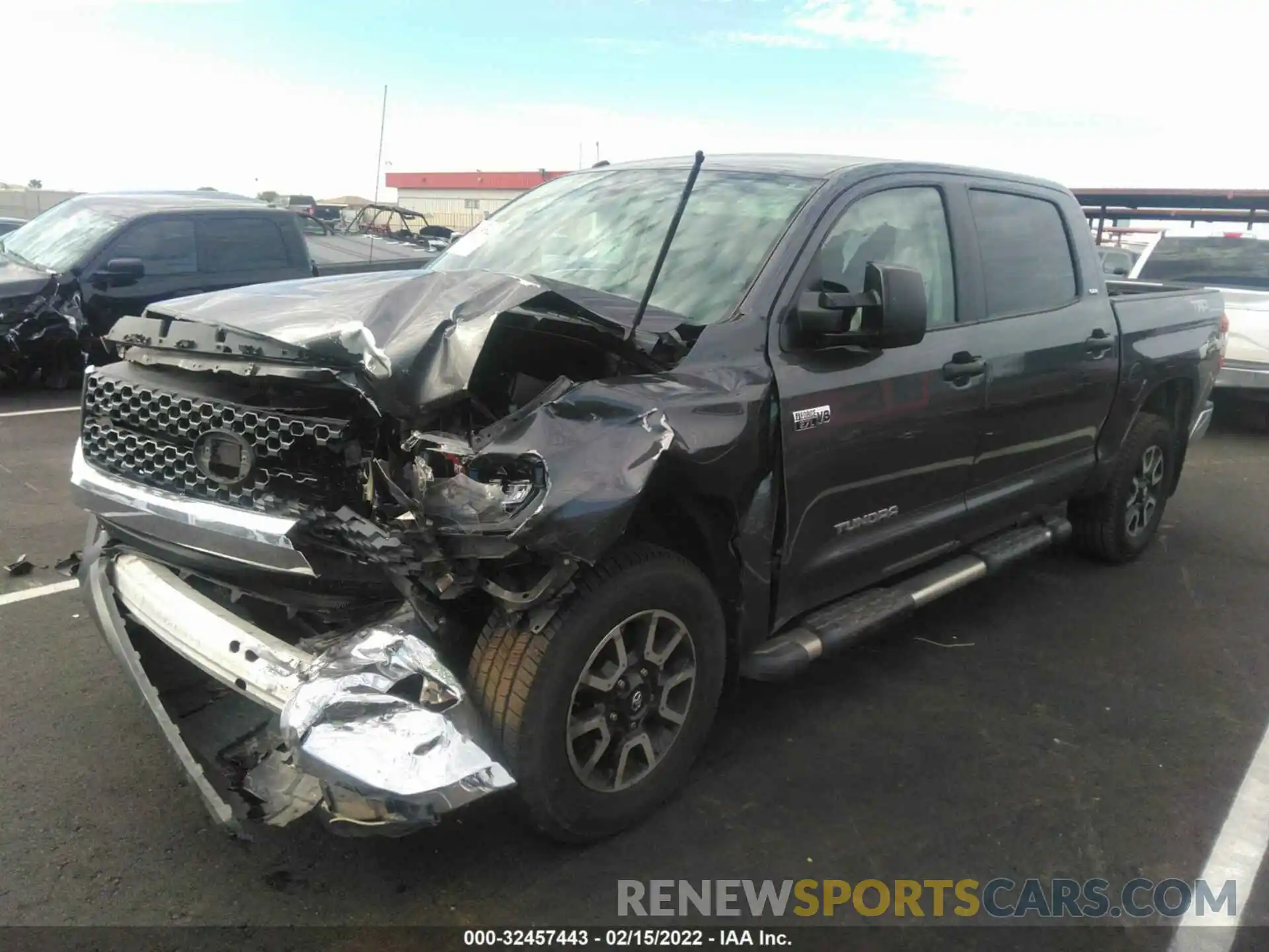 2 Photograph of a damaged car 5TFDY5F11KX809329 TOYOTA TUNDRA 4WD 2019