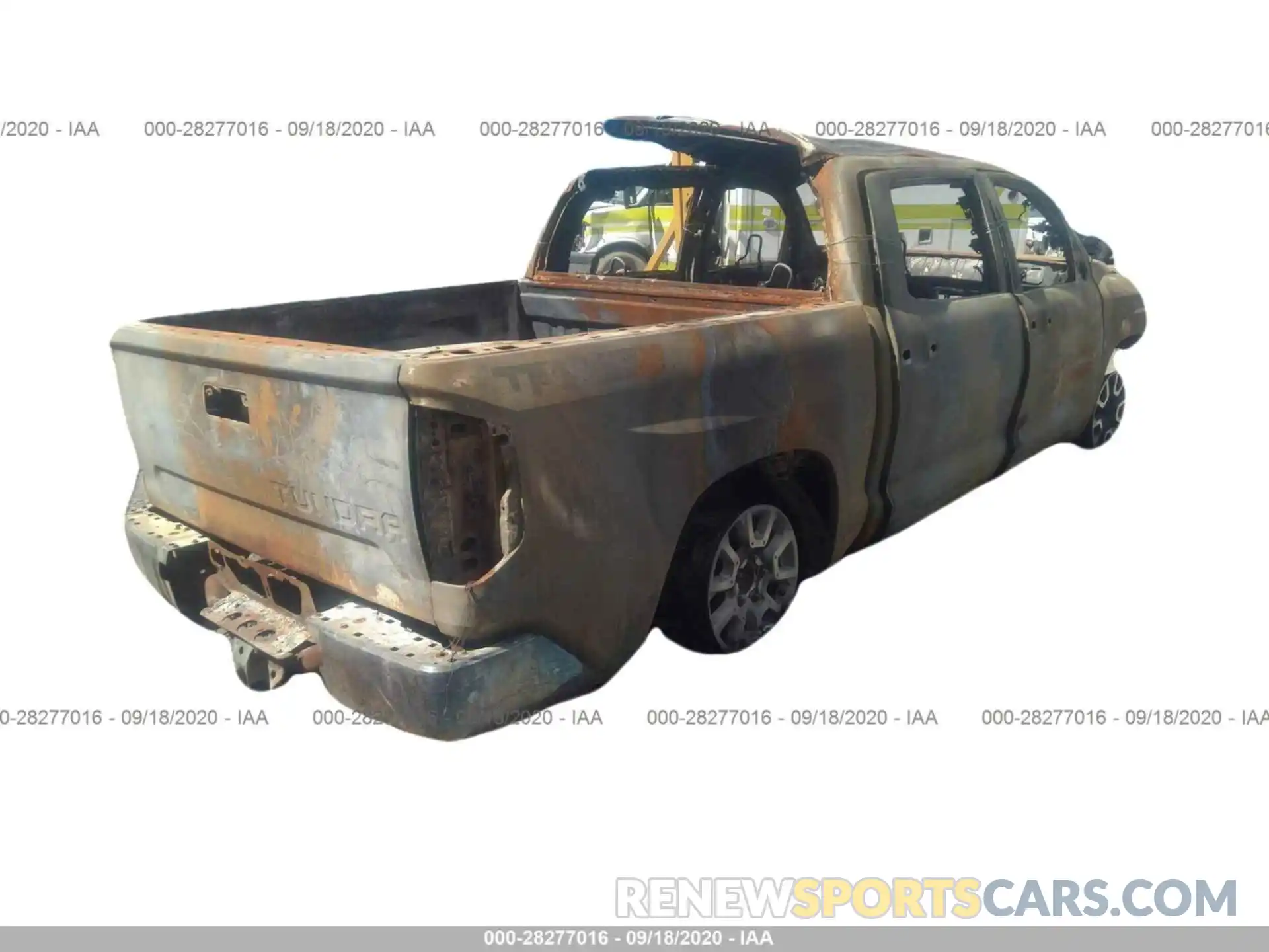 4 Photograph of a damaged car 5TFDY5F11KX812473 TOYOTA TUNDRA 4WD 2019