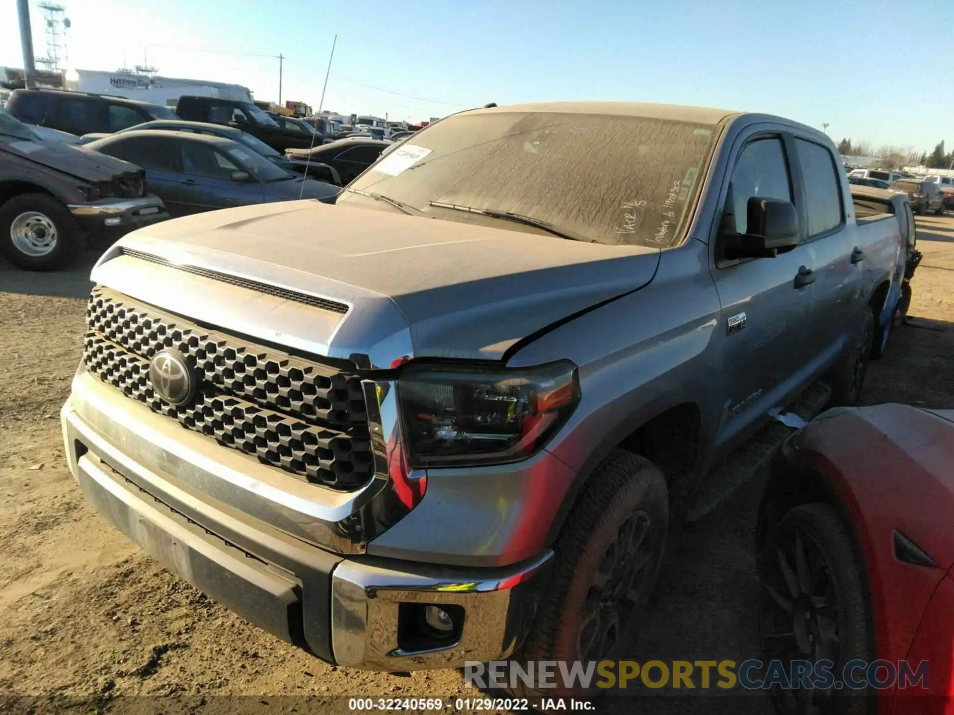 2 Photograph of a damaged car 5TFDY5F11KX819424 TOYOTA TUNDRA 4WD 2019