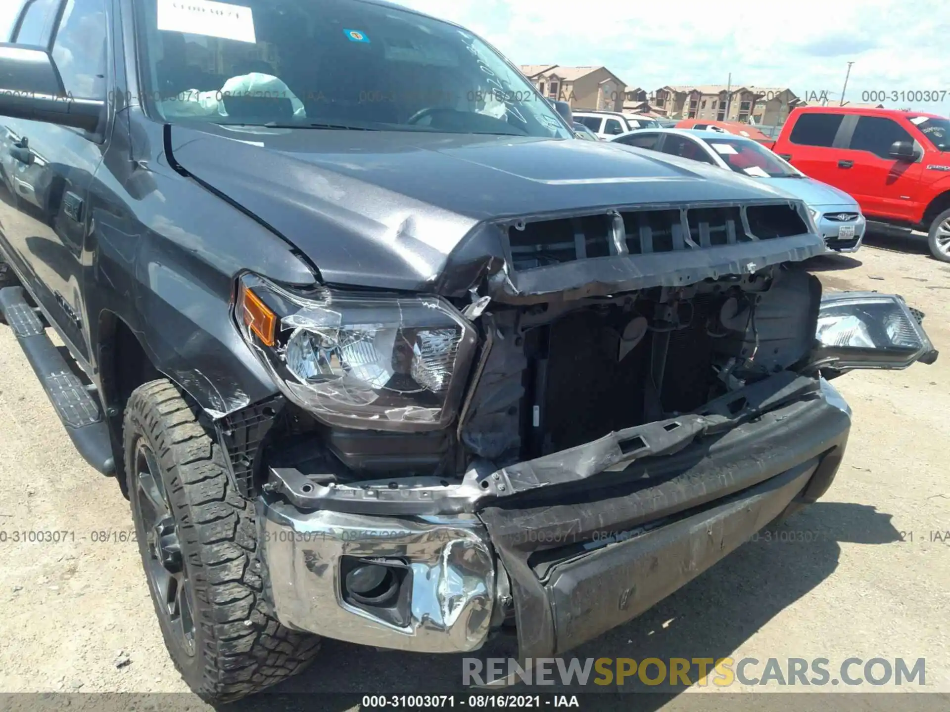 6 Photograph of a damaged car 5TFDY5F11KX822775 TOYOTA TUNDRA 4WD 2019