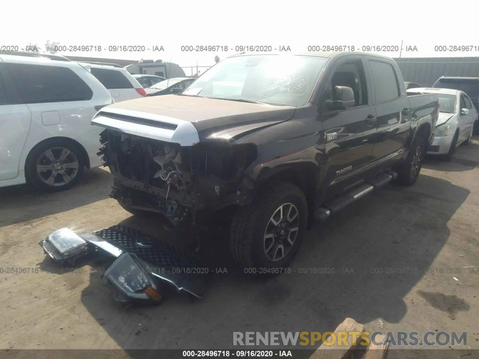 2 Photograph of a damaged car 5TFDY5F11KX831024 TOYOTA TUNDRA 4WD 2019