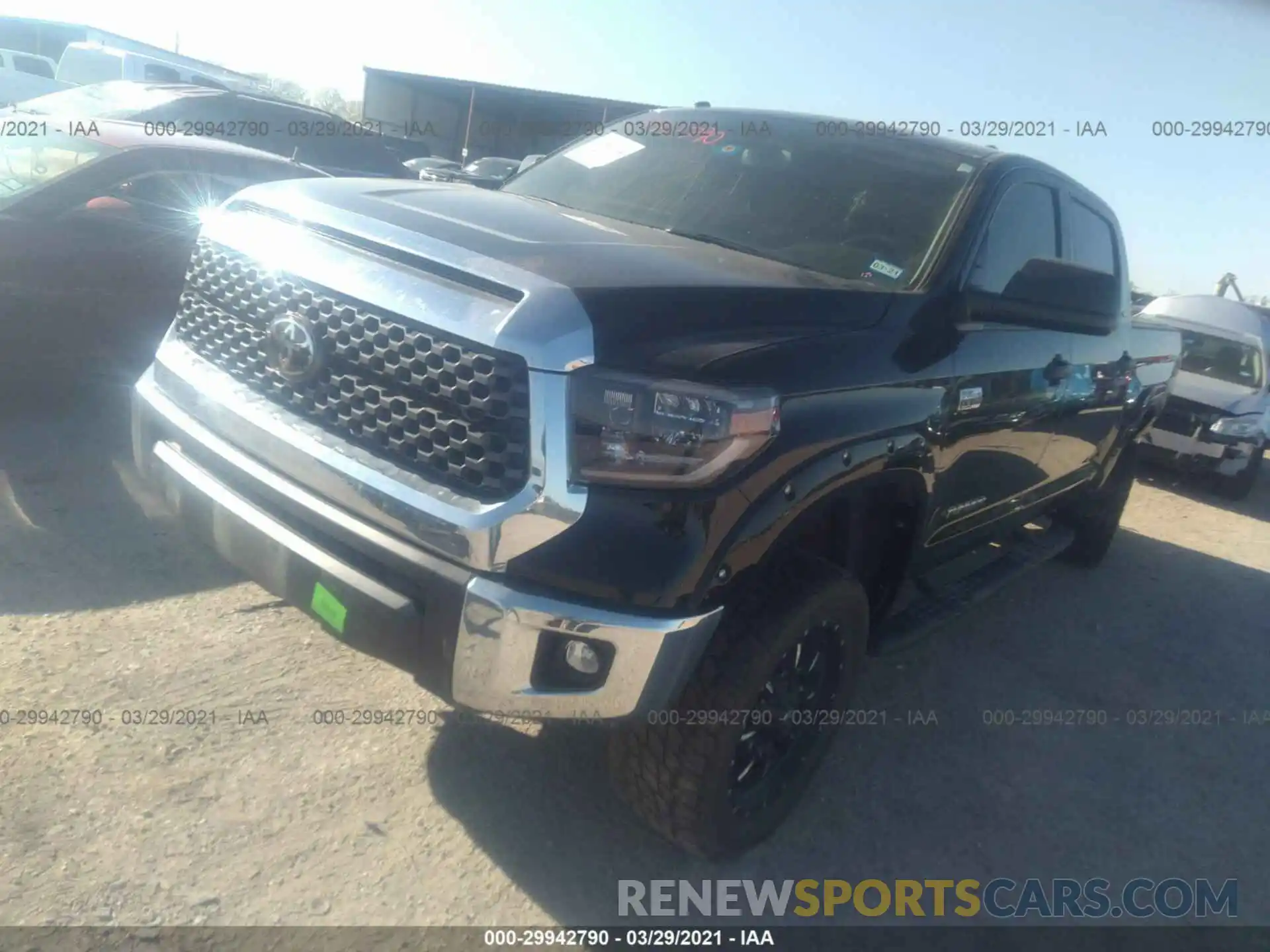 2 Photograph of a damaged car 5TFDY5F12KX791388 TOYOTA TUNDRA 4WD 2019