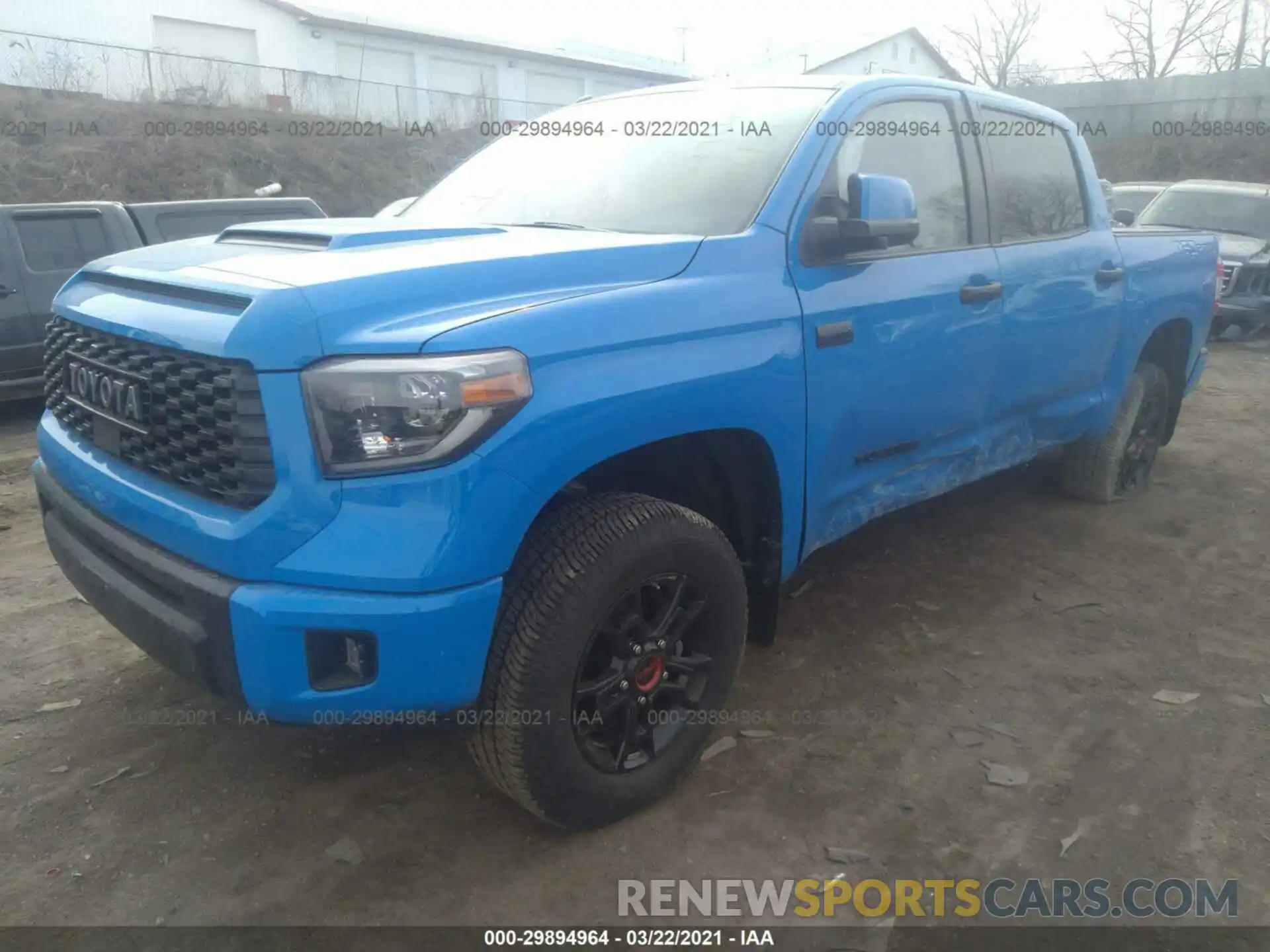 2 Фотография поврежденного автомобиля 5TFDY5F12KX791603 TOYOTA TUNDRA 4WD 2019