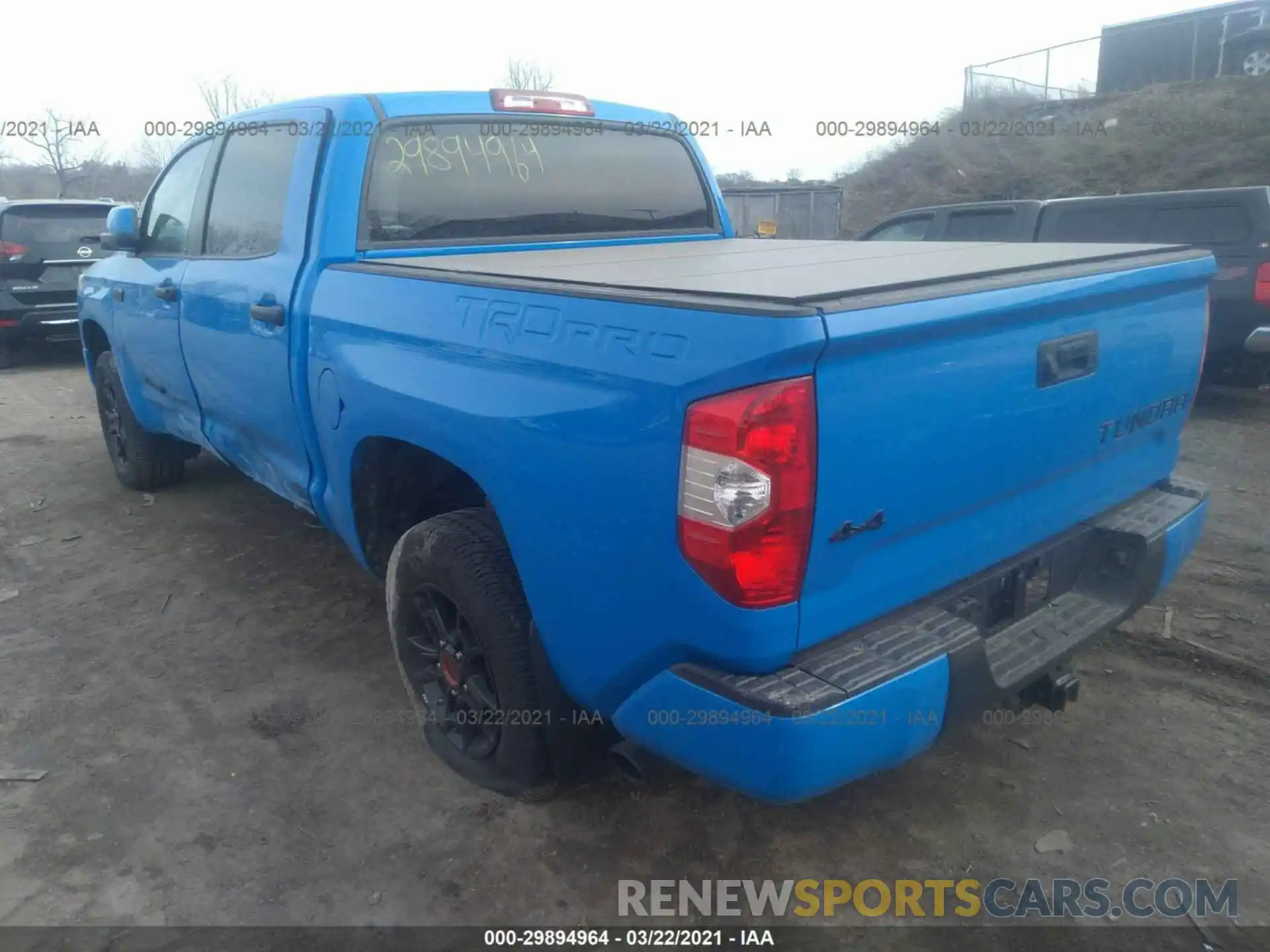 3 Photograph of a damaged car 5TFDY5F12KX791603 TOYOTA TUNDRA 4WD 2019