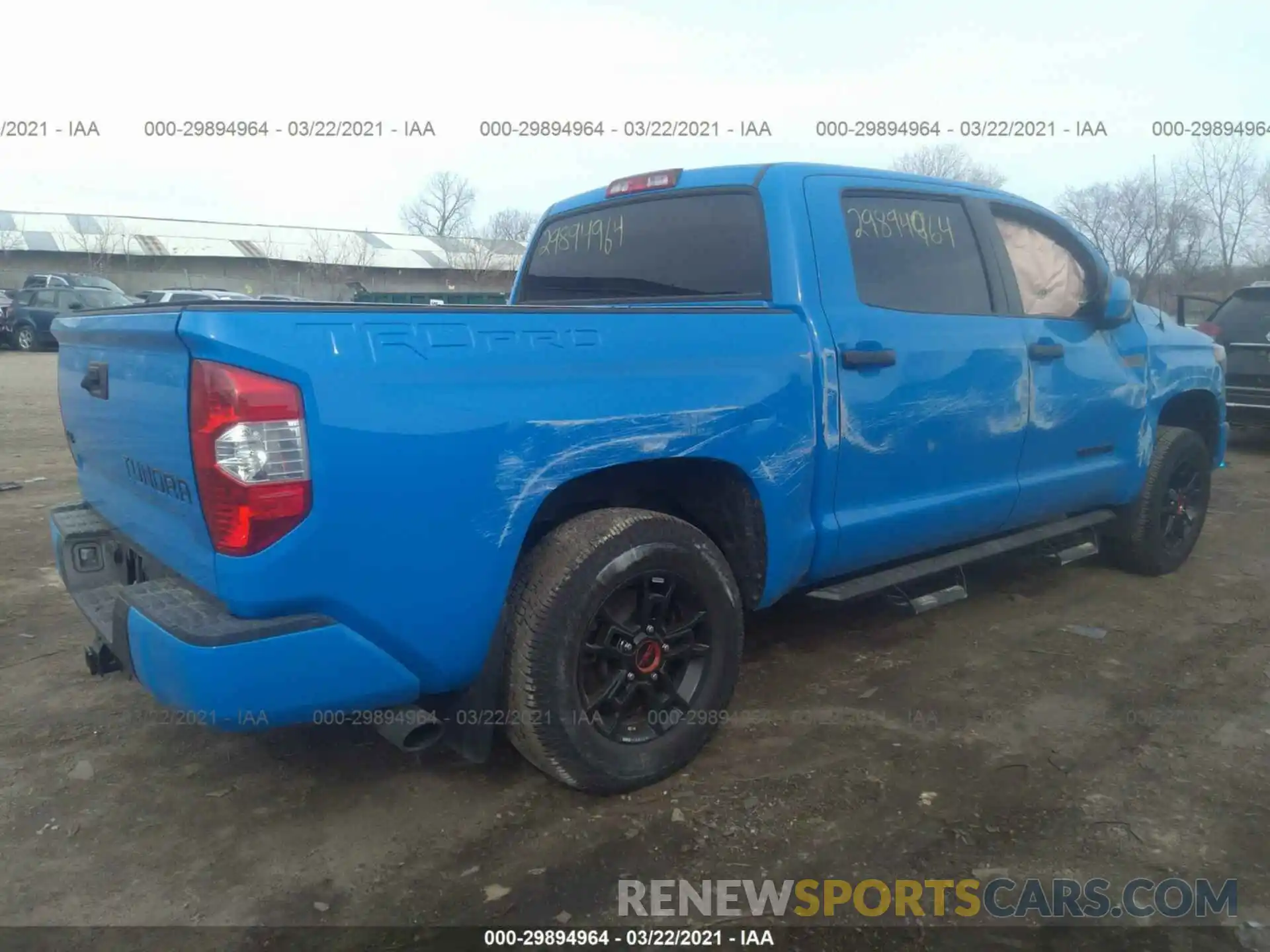 4 Photograph of a damaged car 5TFDY5F12KX791603 TOYOTA TUNDRA 4WD 2019