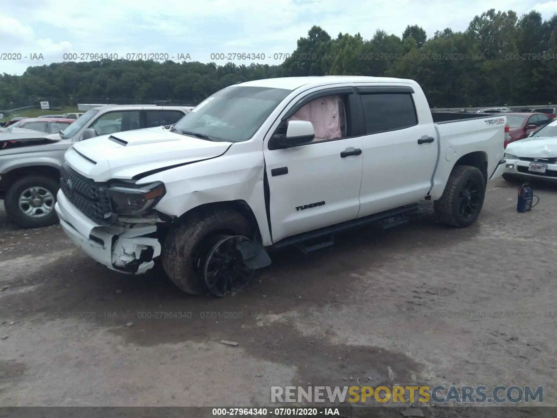 2 Photograph of a damaged car 5TFDY5F12KX810117 TOYOTA TUNDRA 4WD 2019