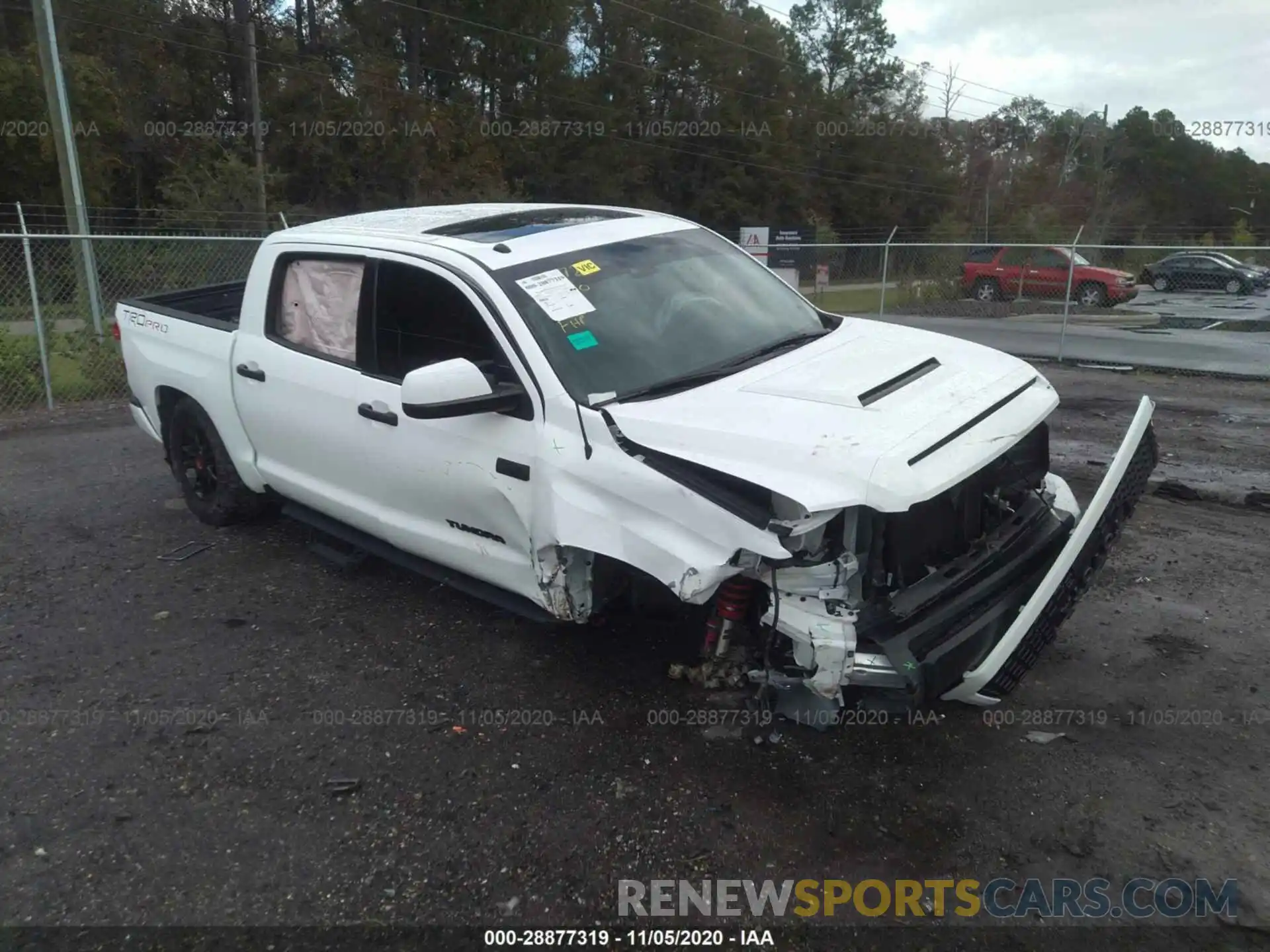 1 Photograph of a damaged car 5TFDY5F12KX856918 TOYOTA TUNDRA 4WD 2019