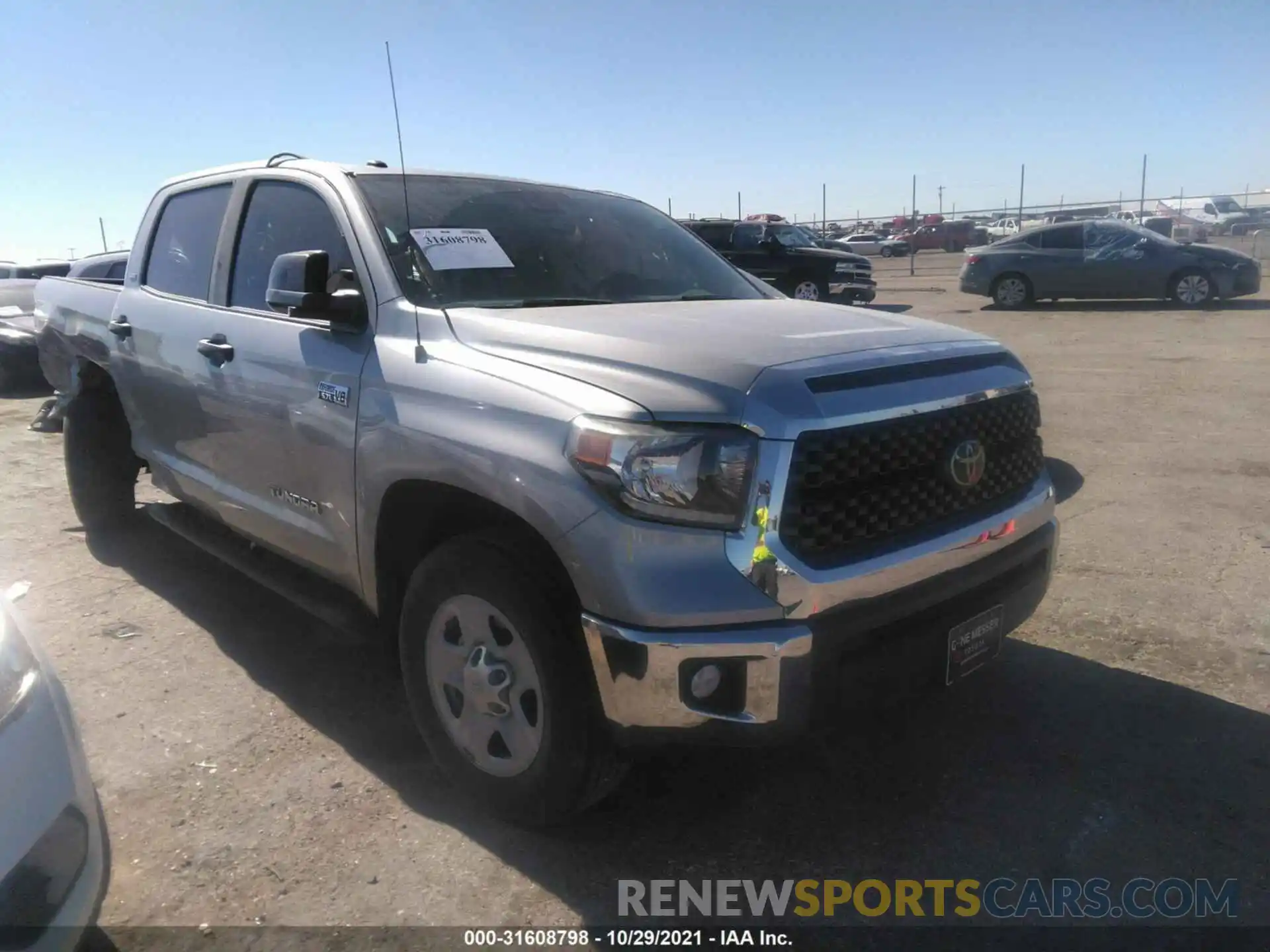 1 Photograph of a damaged car 5TFDY5F13KX810319 TOYOTA TUNDRA 4WD 2019