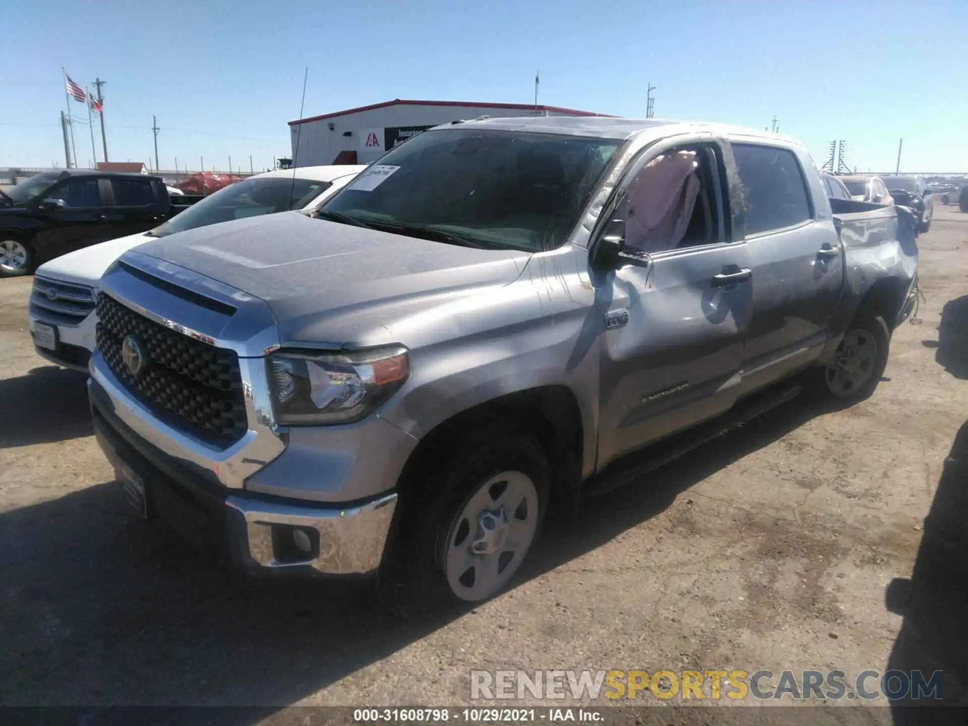 2 Photograph of a damaged car 5TFDY5F13KX810319 TOYOTA TUNDRA 4WD 2019