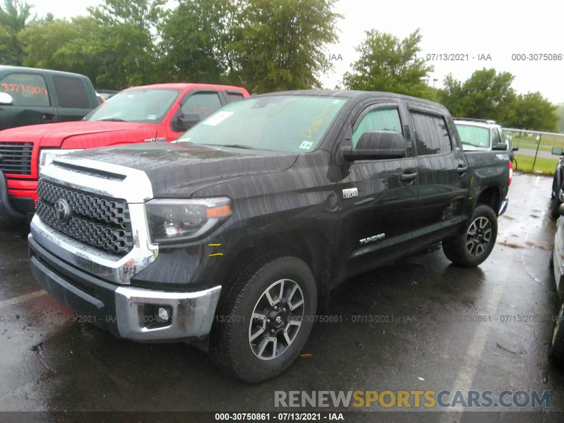 2 Photograph of a damaged car 5TFDY5F13KX843871 TOYOTA TUNDRA 4WD 2019