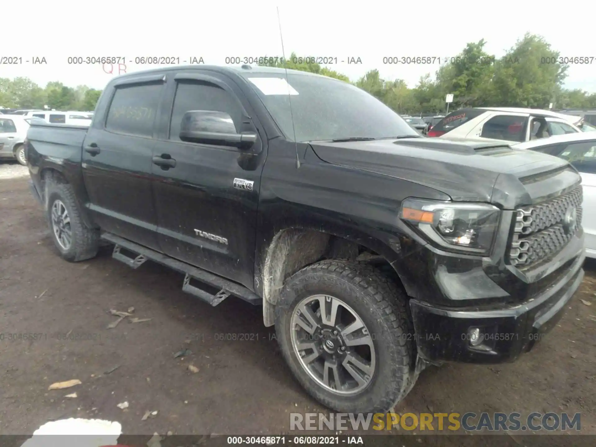 1 Photograph of a damaged car 5TFDY5F15KX818213 TOYOTA TUNDRA 4WD 2019