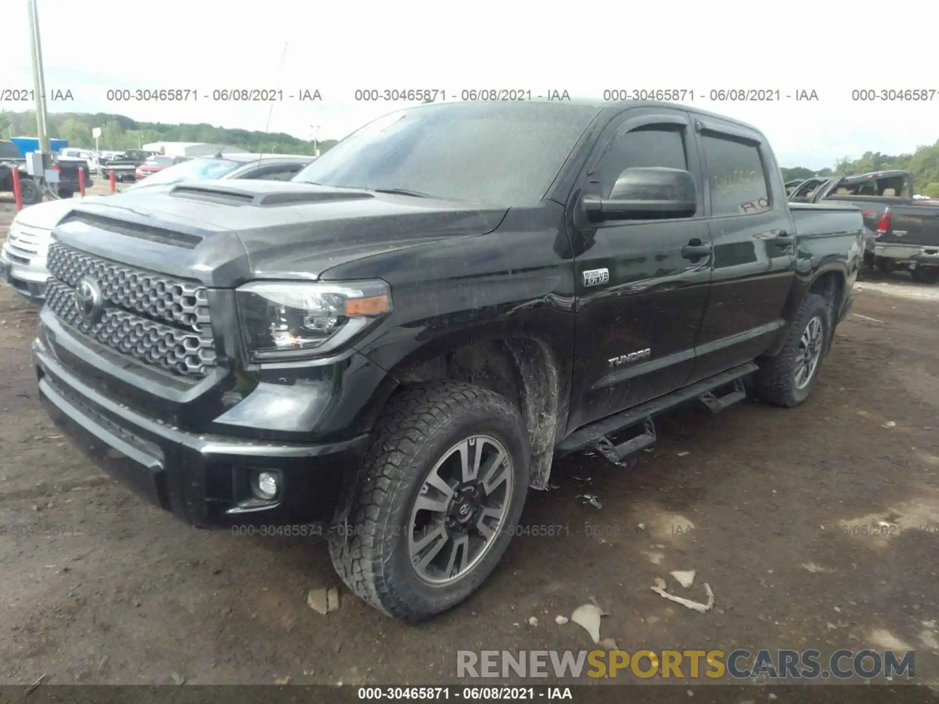 2 Photograph of a damaged car 5TFDY5F15KX818213 TOYOTA TUNDRA 4WD 2019