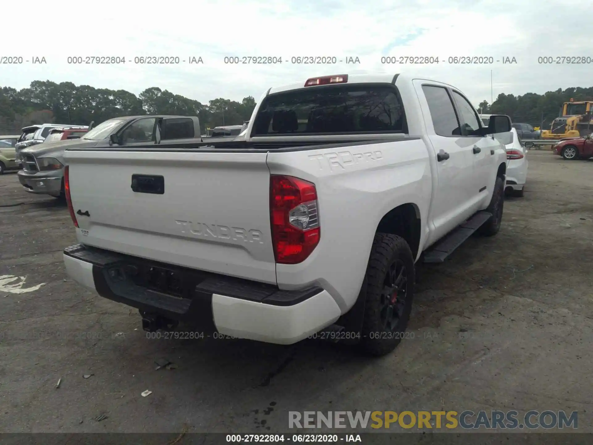 4 Photograph of a damaged car 5TFDY5F15KX852801 TOYOTA TUNDRA 4WD 2019