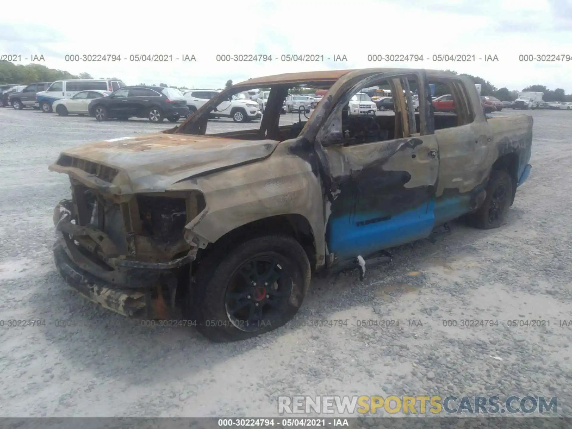 2 Photograph of a damaged car 5TFDY5F15KX852992 TOYOTA TUNDRA 4WD 2019