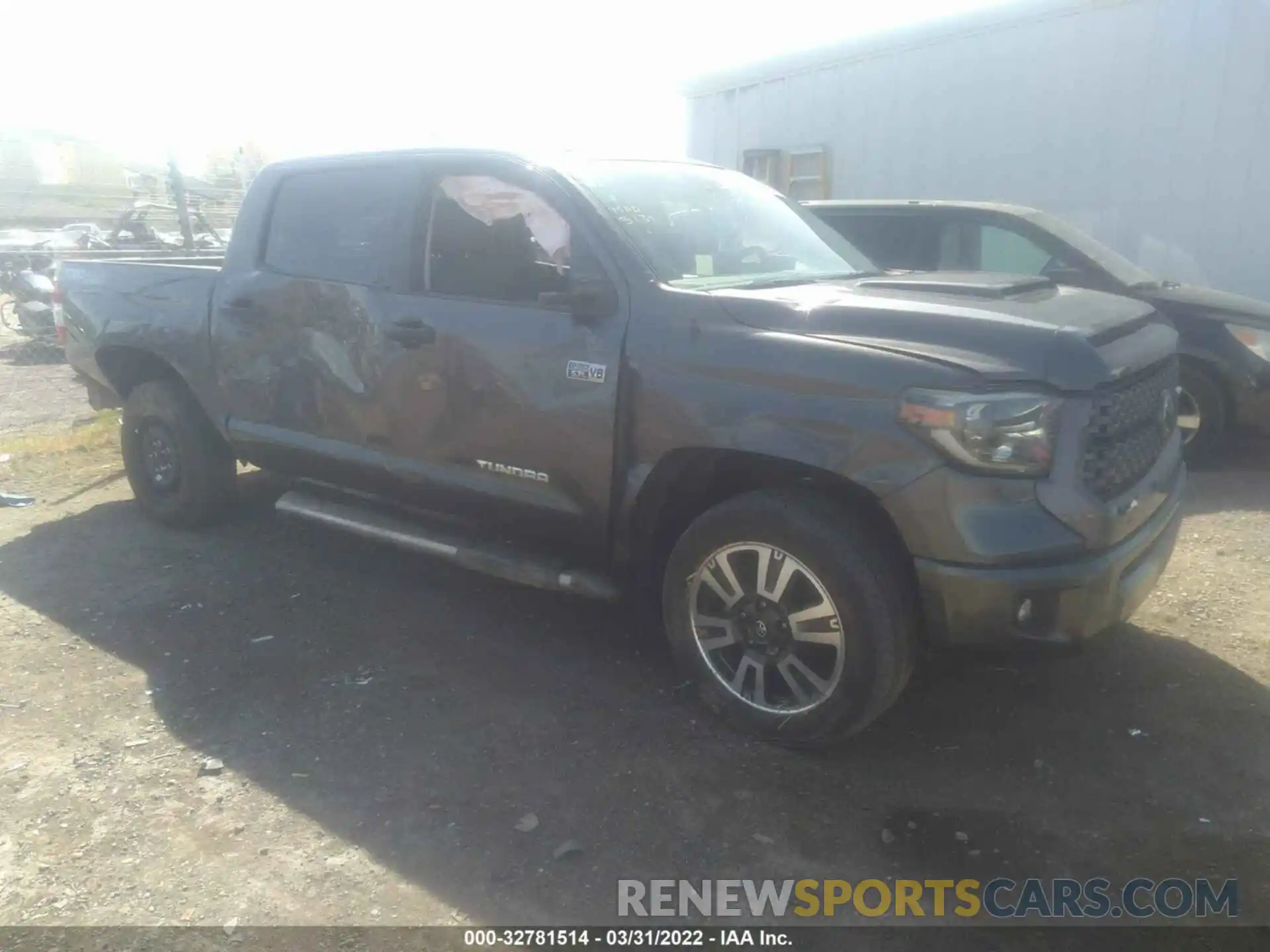 1 Photograph of a damaged car 5TFDY5F15KX868447 TOYOTA TUNDRA 4WD 2019