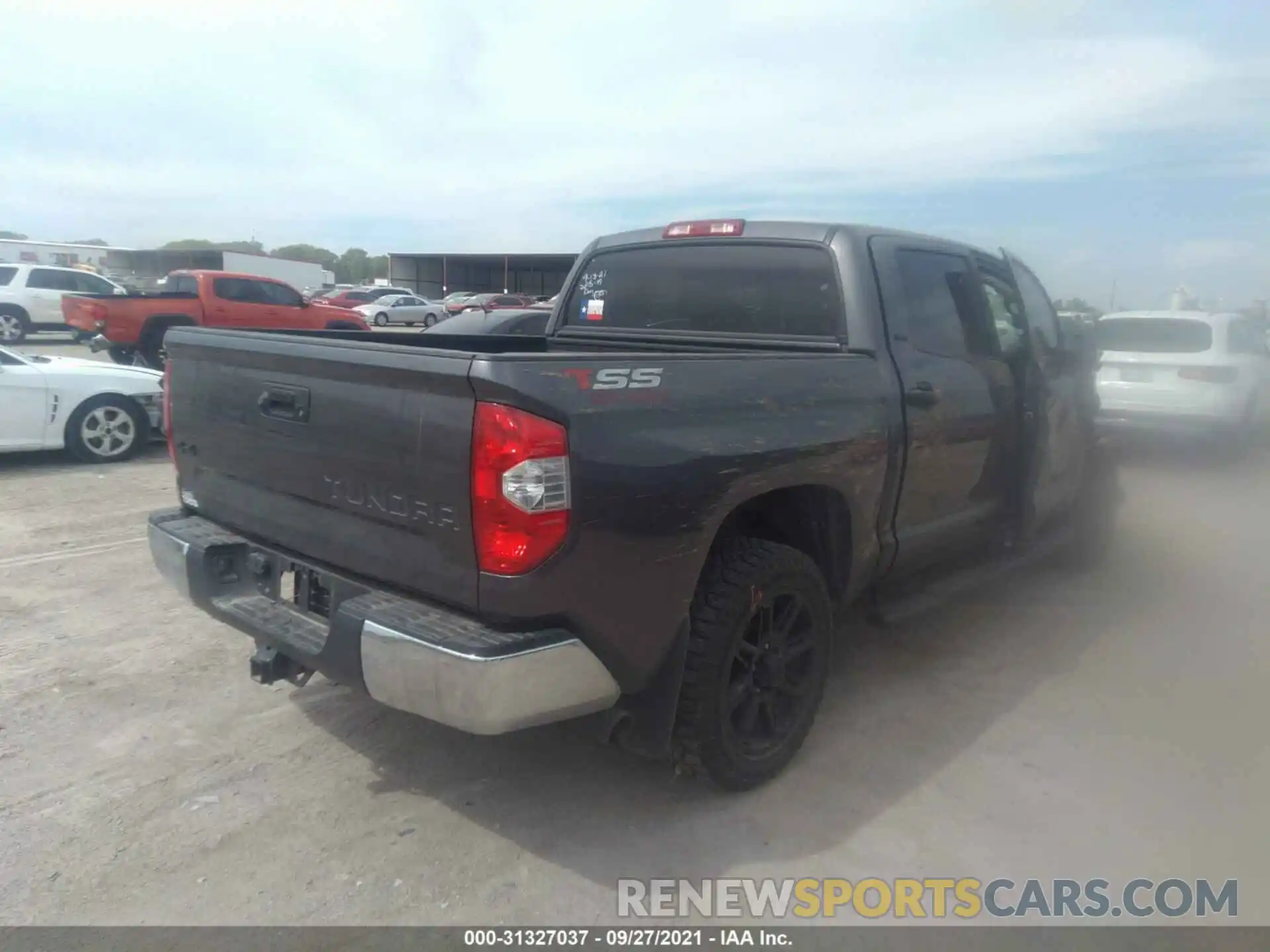 4 Photograph of a damaged car 5TFDY5F16KX825963 TOYOTA TUNDRA 4WD 2019