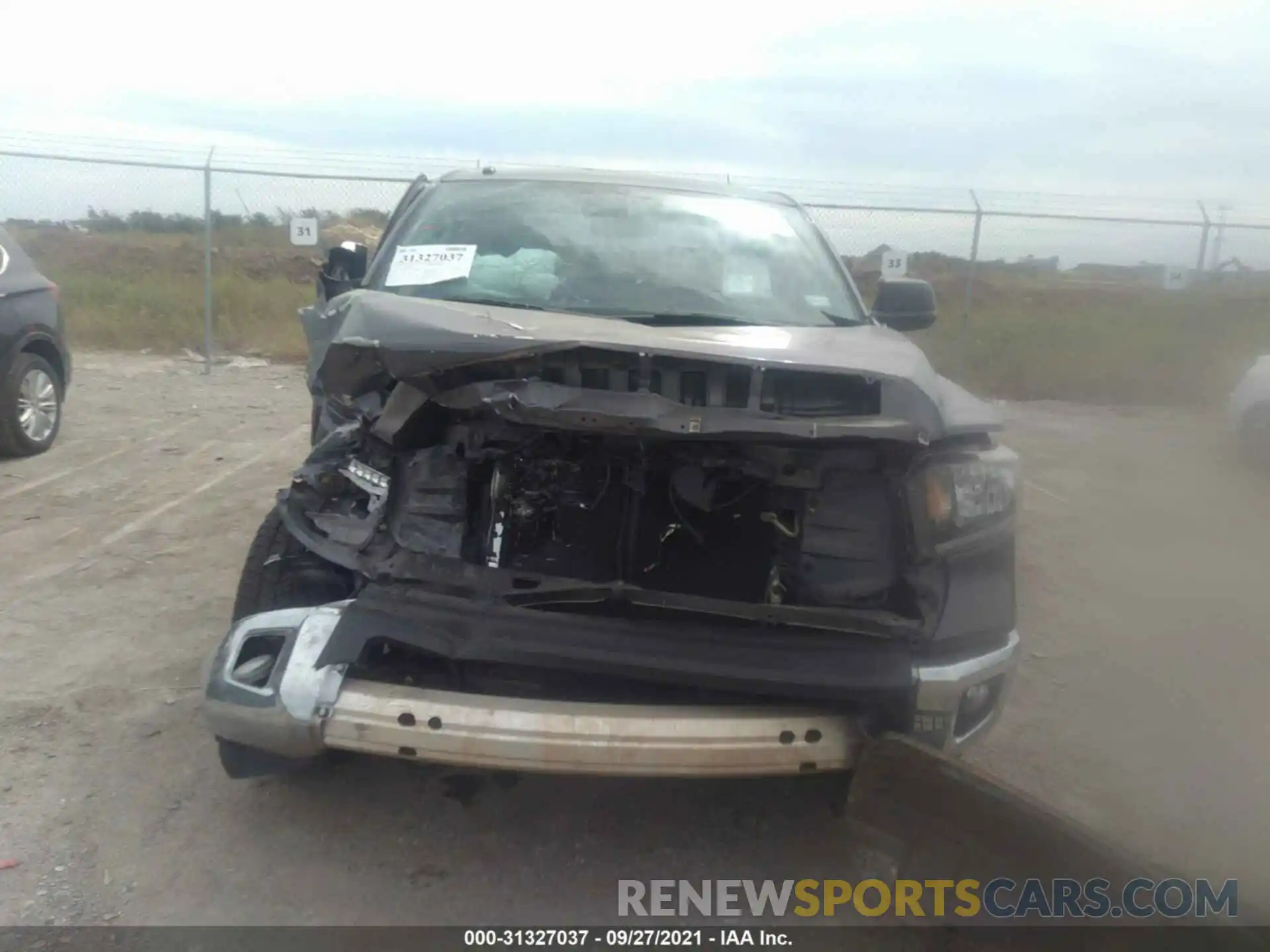 6 Photograph of a damaged car 5TFDY5F16KX825963 TOYOTA TUNDRA 4WD 2019