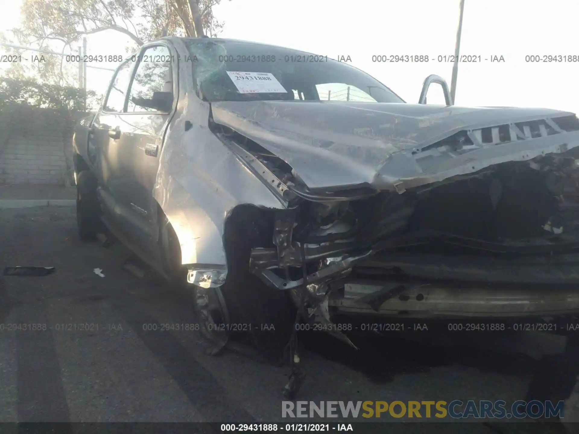 6 Photograph of a damaged car 5TFDY5F16KX852564 TOYOTA TUNDRA 4WD 2019