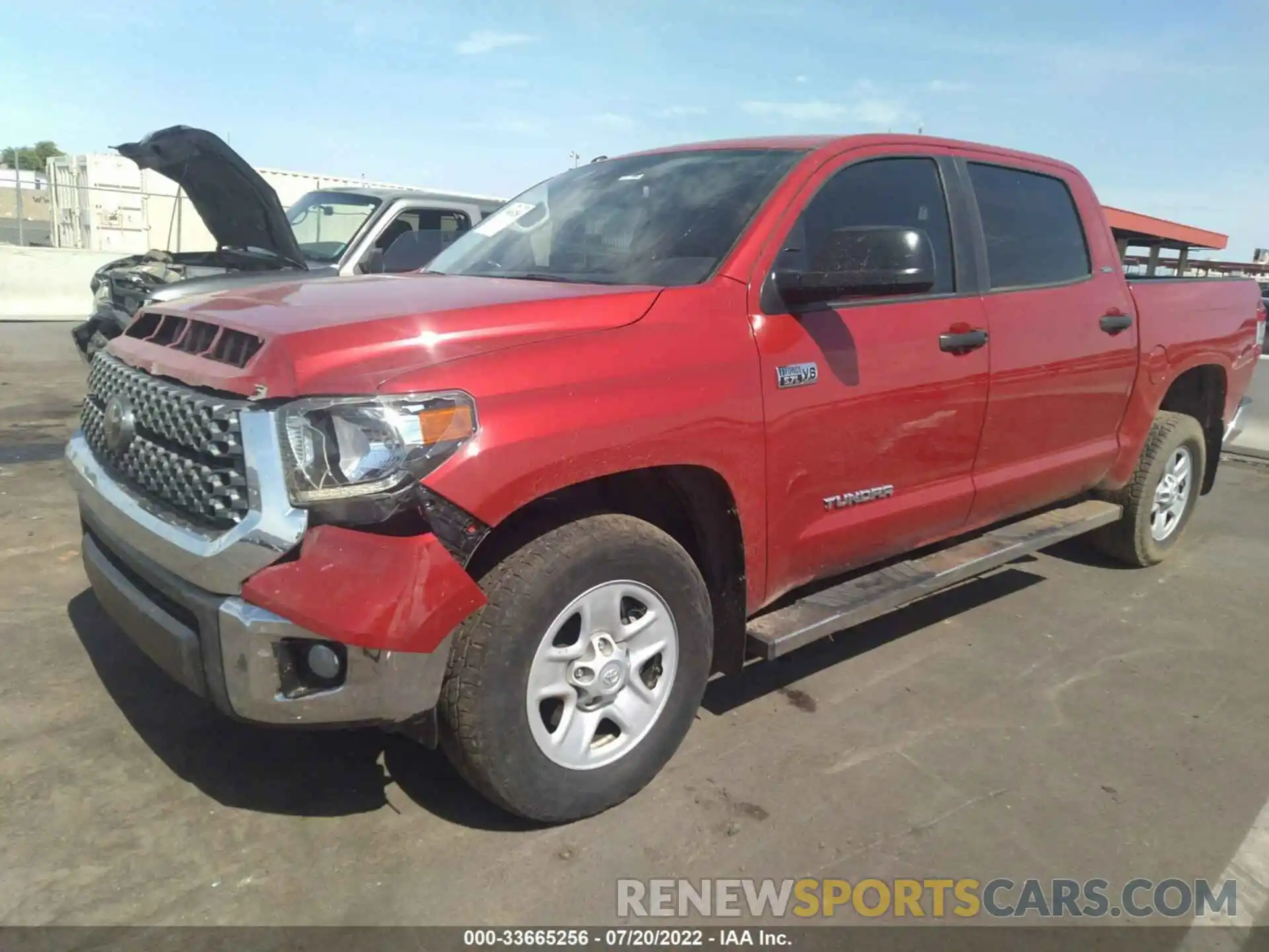 2 Photograph of a damaged car 5TFDY5F16KX854041 TOYOTA TUNDRA 4WD 2019