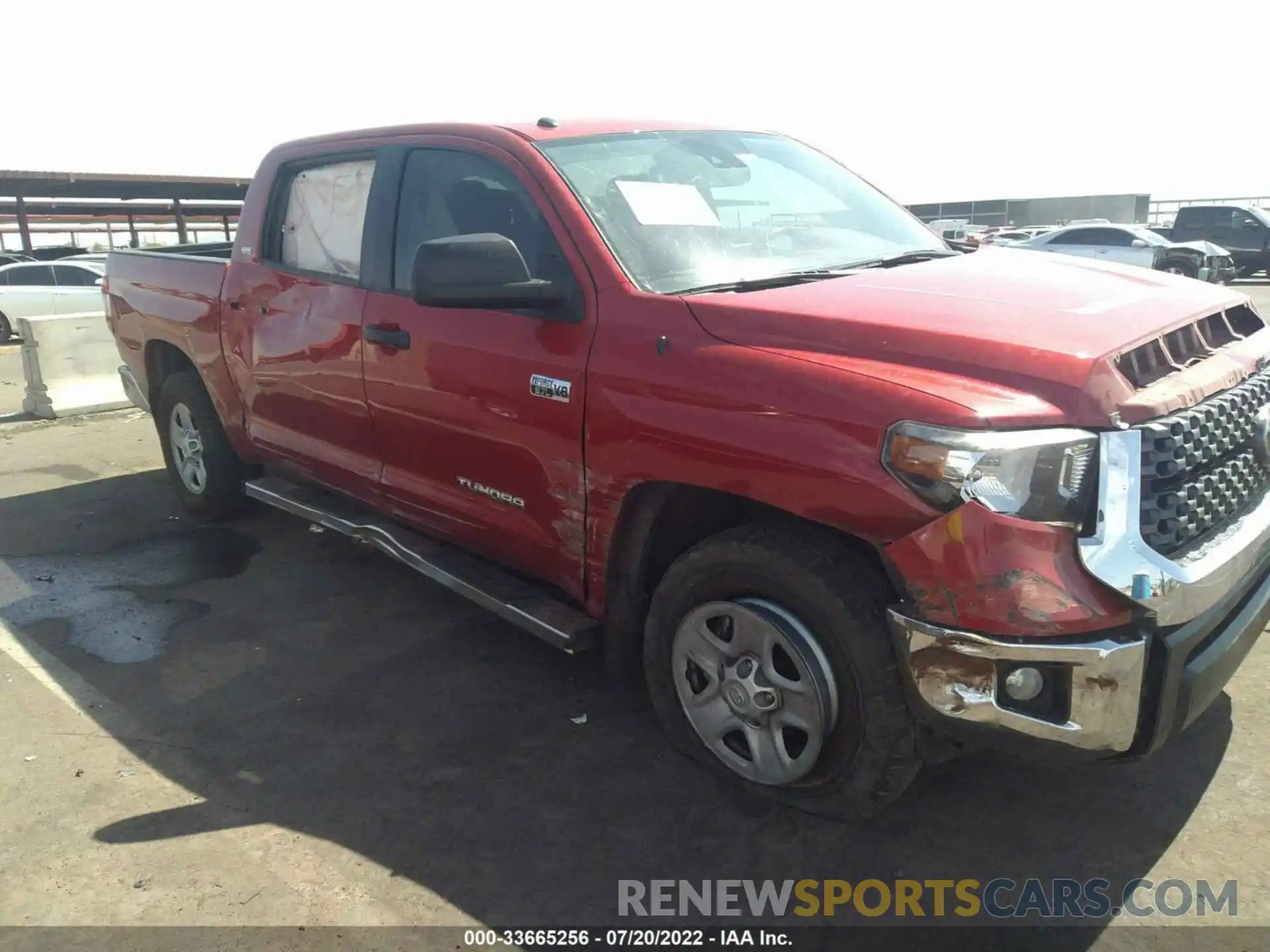 6 Photograph of a damaged car 5TFDY5F16KX854041 TOYOTA TUNDRA 4WD 2019