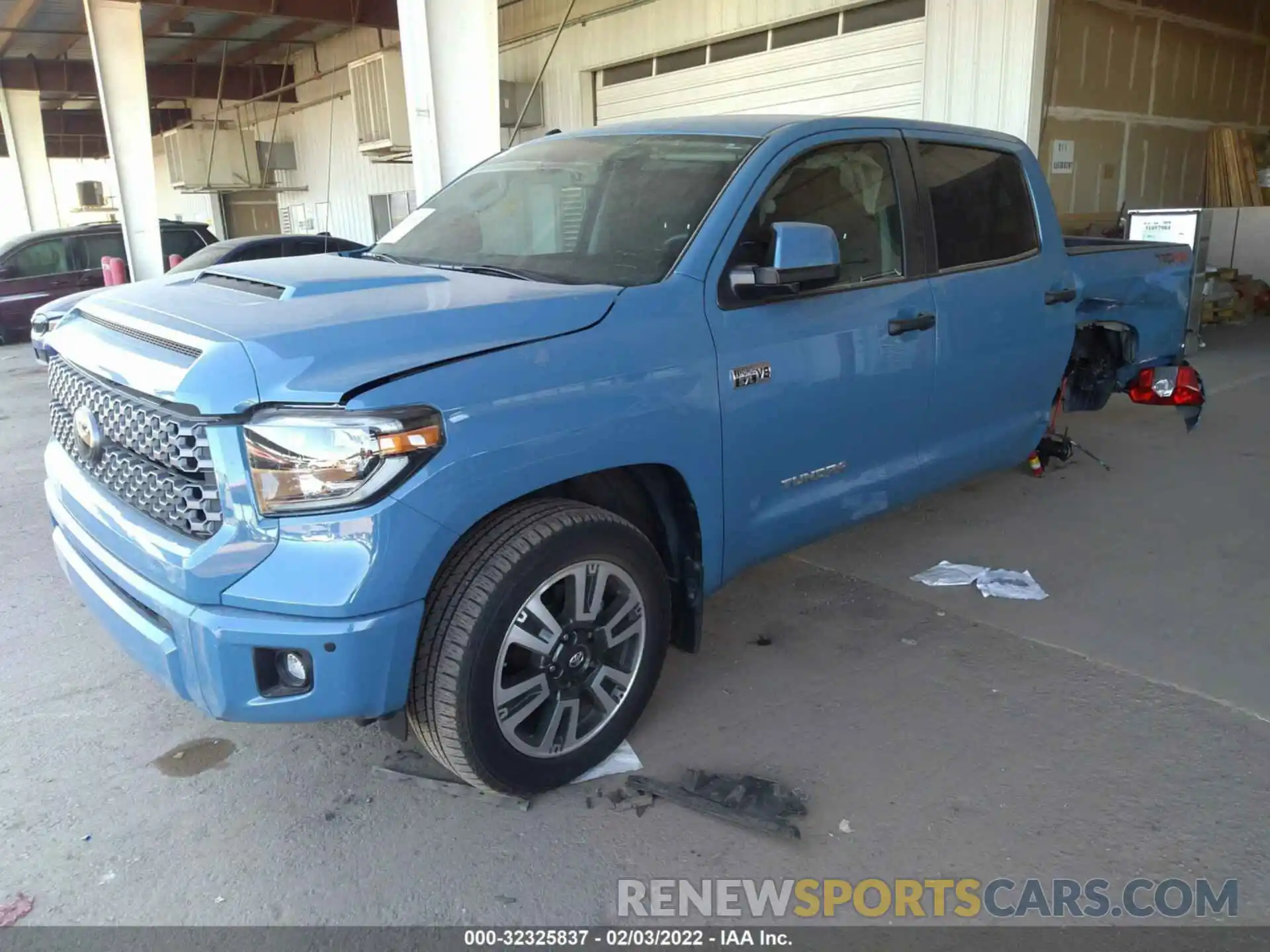 2 Photograph of a damaged car 5TFDY5F16KX854962 TOYOTA TUNDRA 4WD 2019