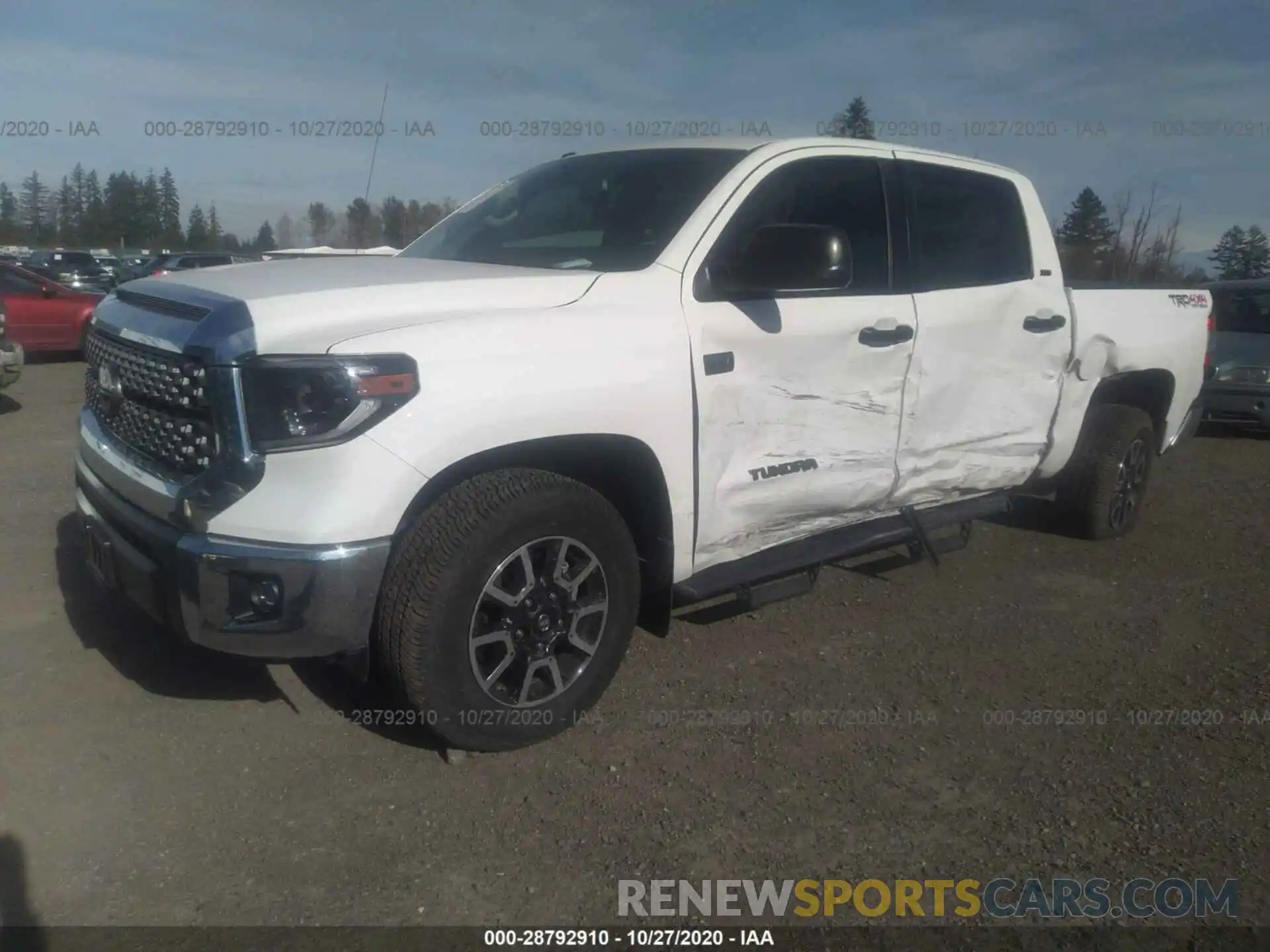 2 Photograph of a damaged car 5TFDY5F17KX795405 TOYOTA TUNDRA 4WD 2019