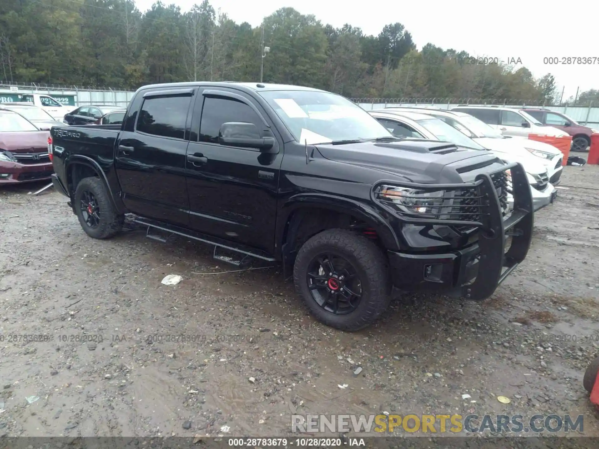 1 Photograph of a damaged car 5TFDY5F17KX843775 TOYOTA TUNDRA 4WD 2019