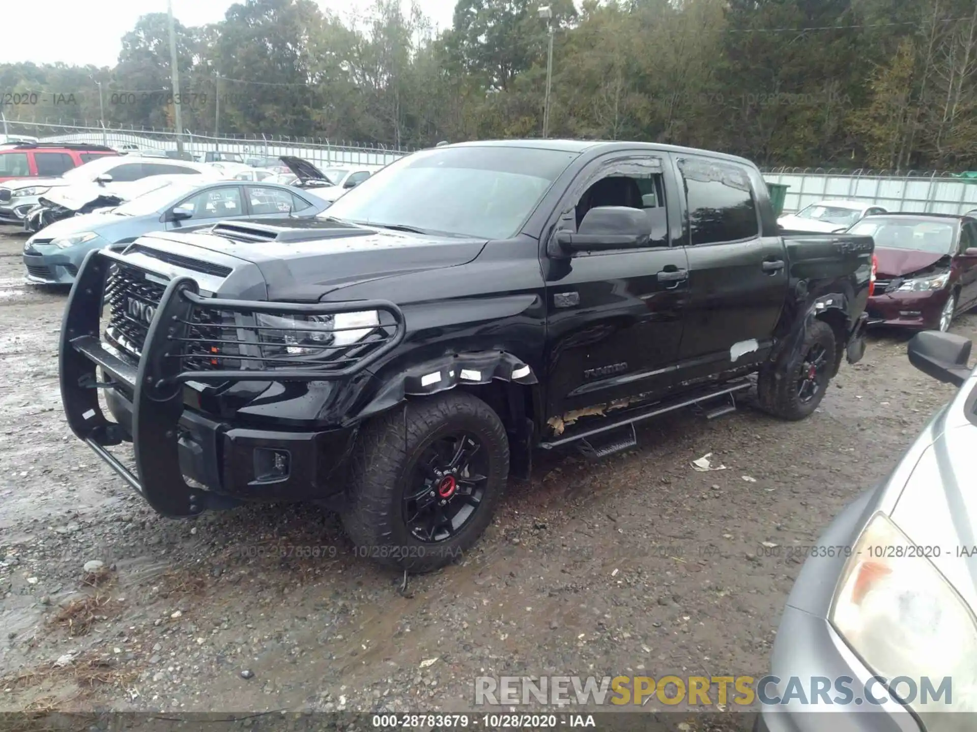 2 Photograph of a damaged car 5TFDY5F17KX843775 TOYOTA TUNDRA 4WD 2019